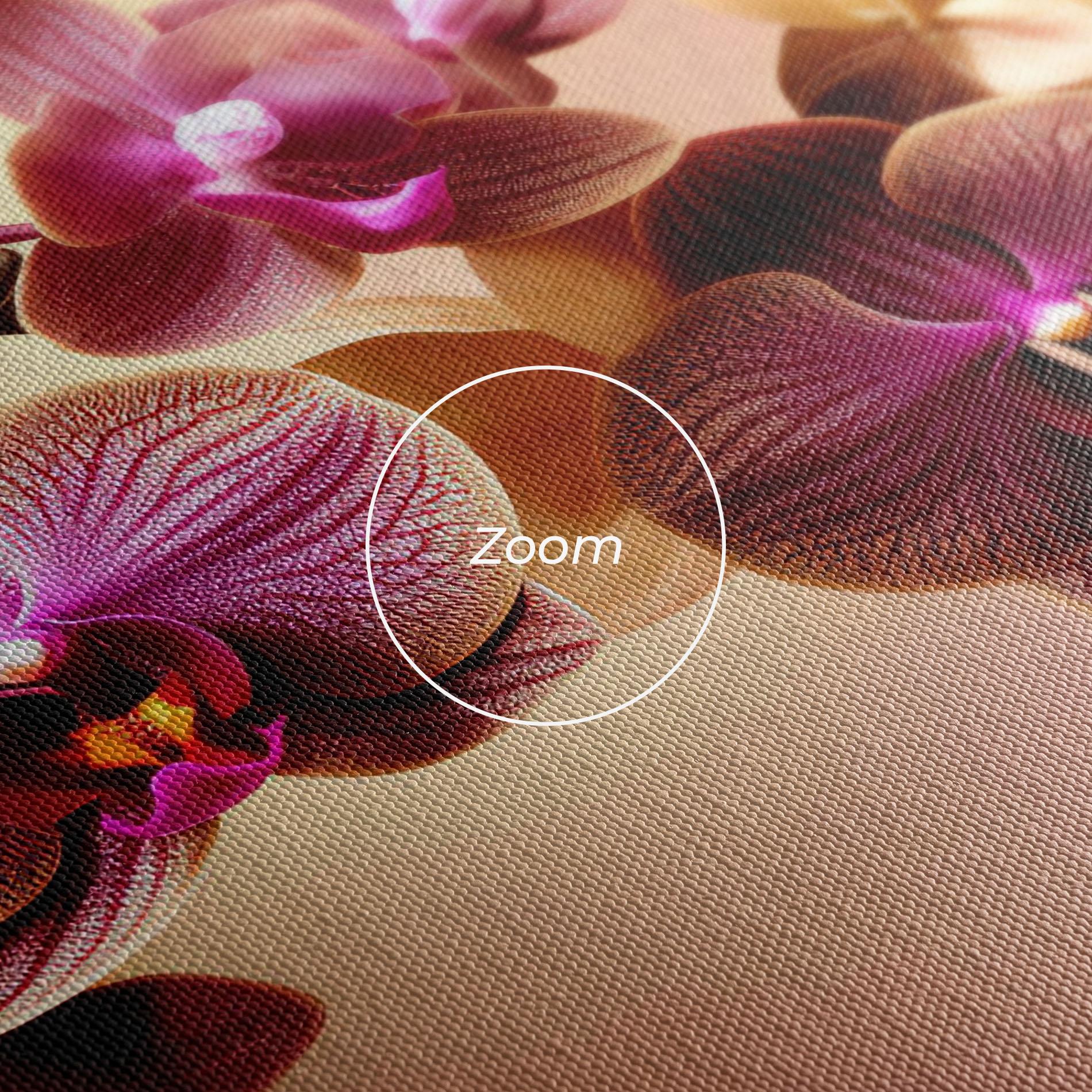 Картина на платно Purple Cream Orchid mockup 3