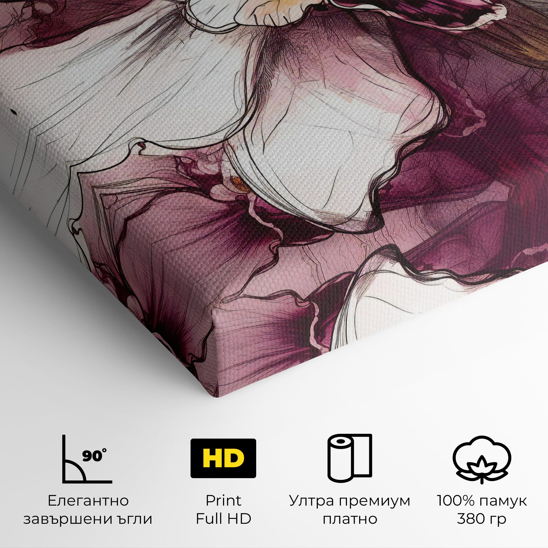 Painted Purple Orchid mockup 4