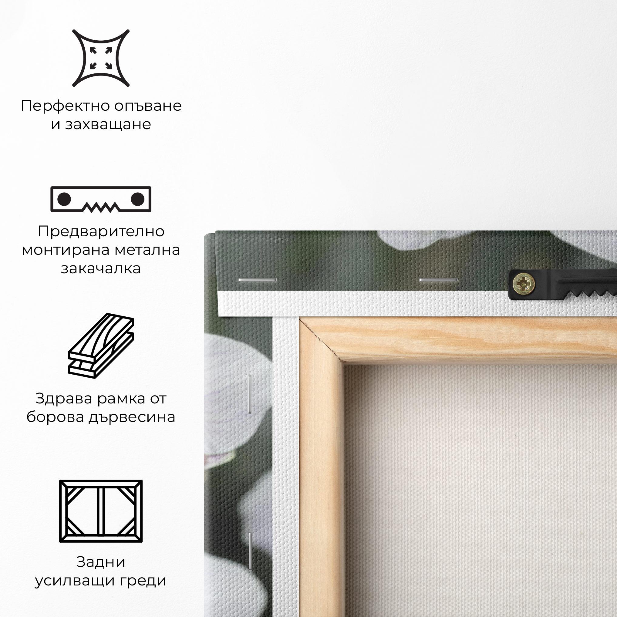 Картина на платно Orchid Botanical Garden mockup 5