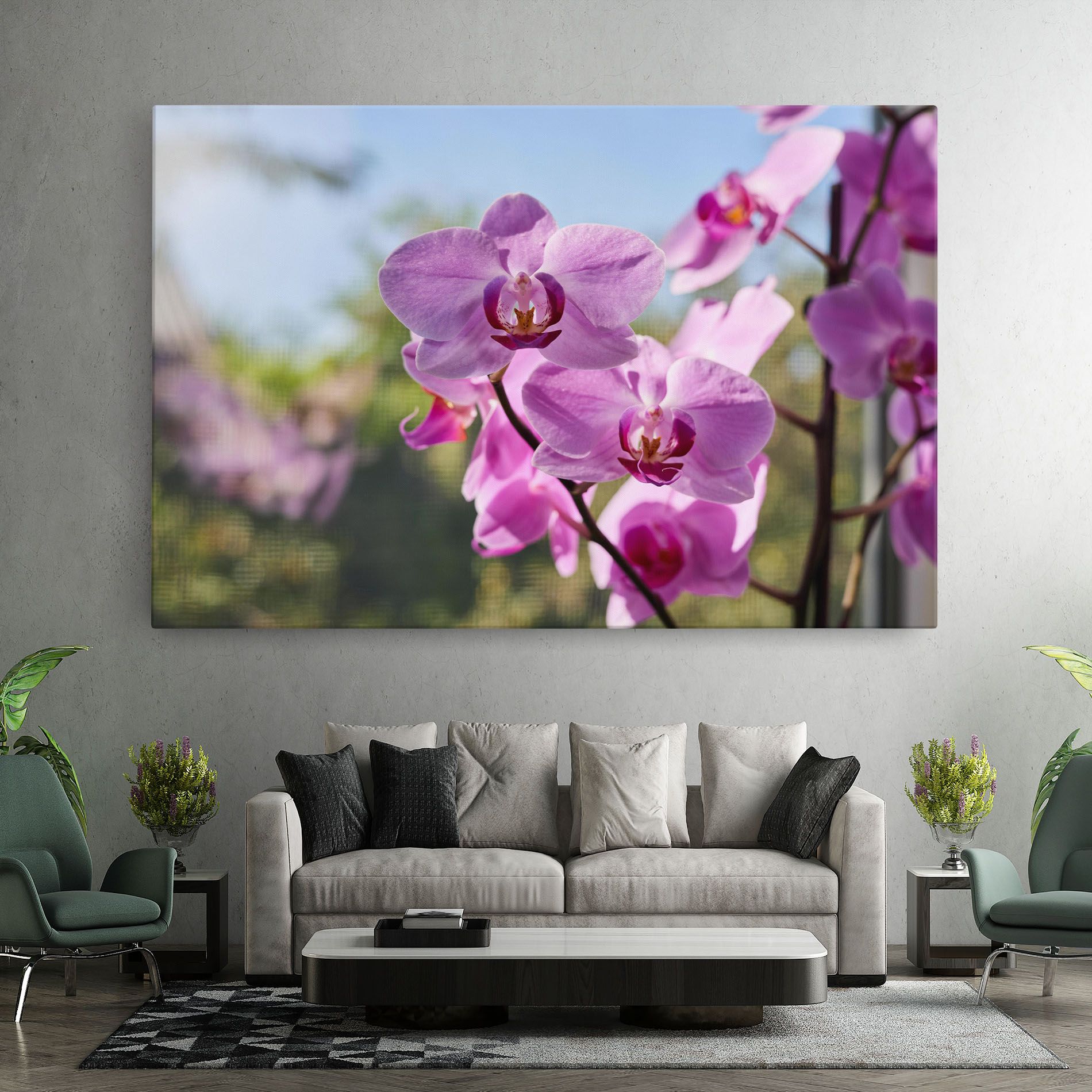 Orchids In The Garden mockup 7