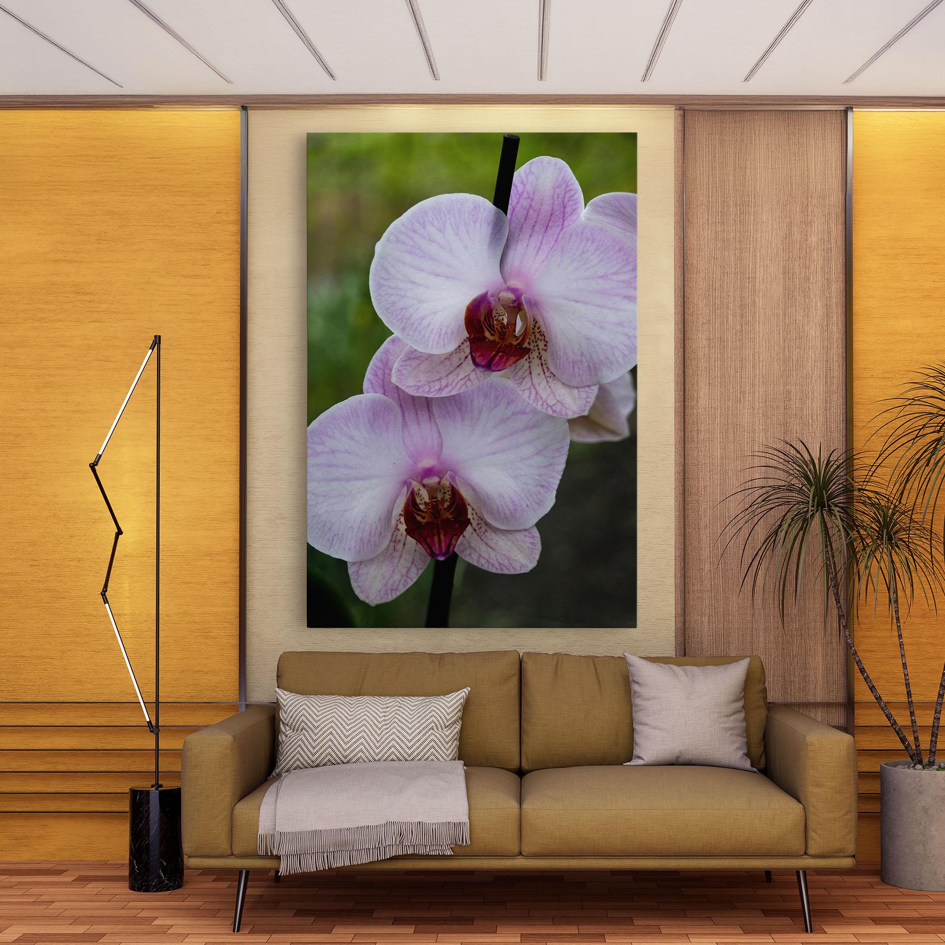 Картина на платно Garden Light Purple Orchid mockup 9