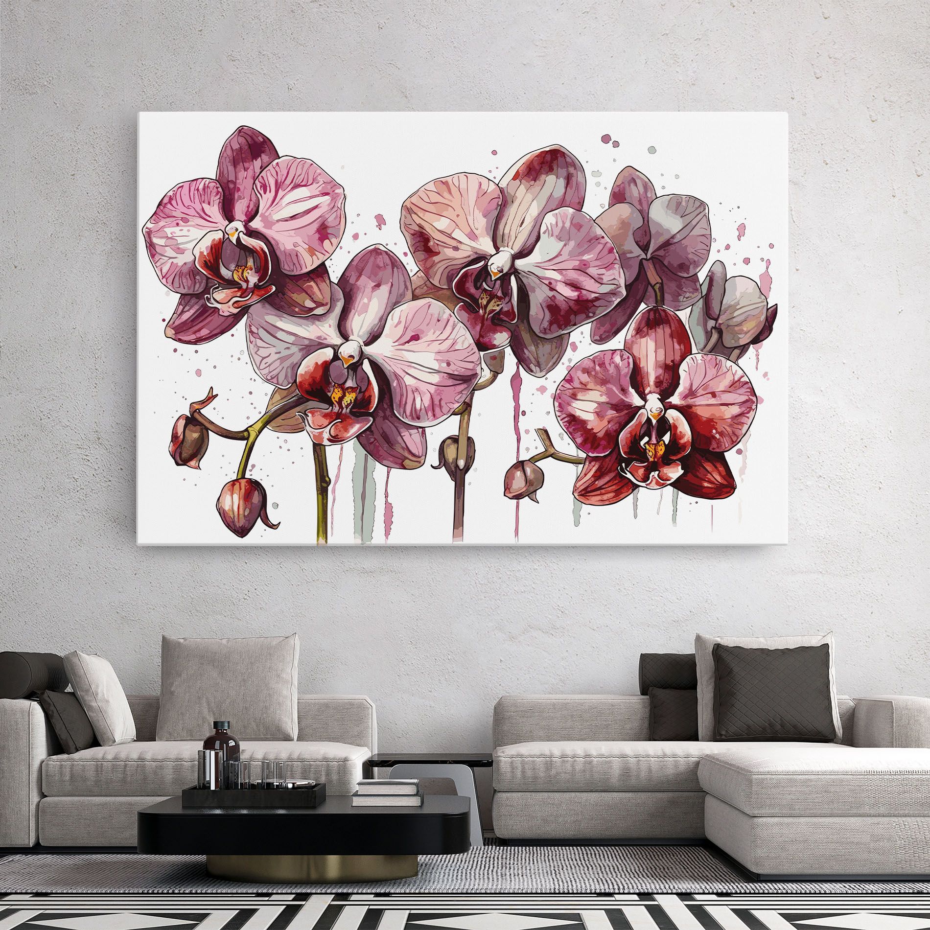 Orchid Art mockup 2