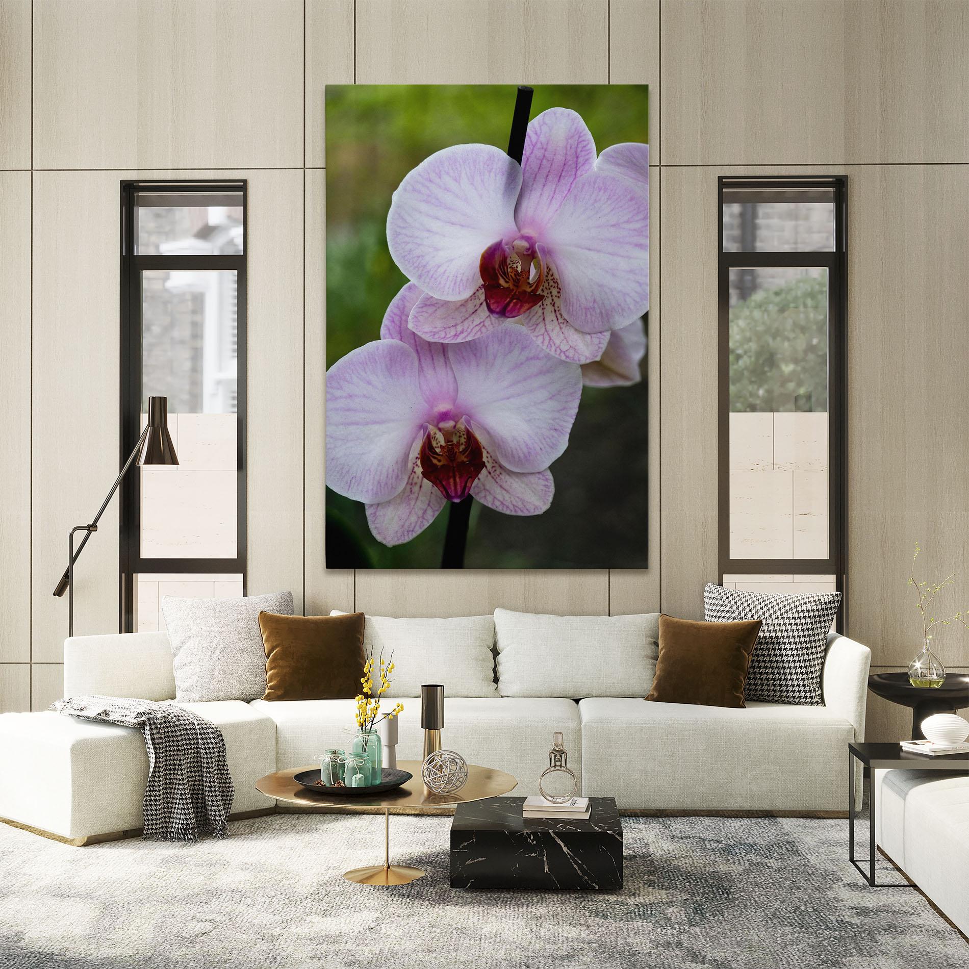 Картина на платно Garden Light Purple Orchid mockup 2