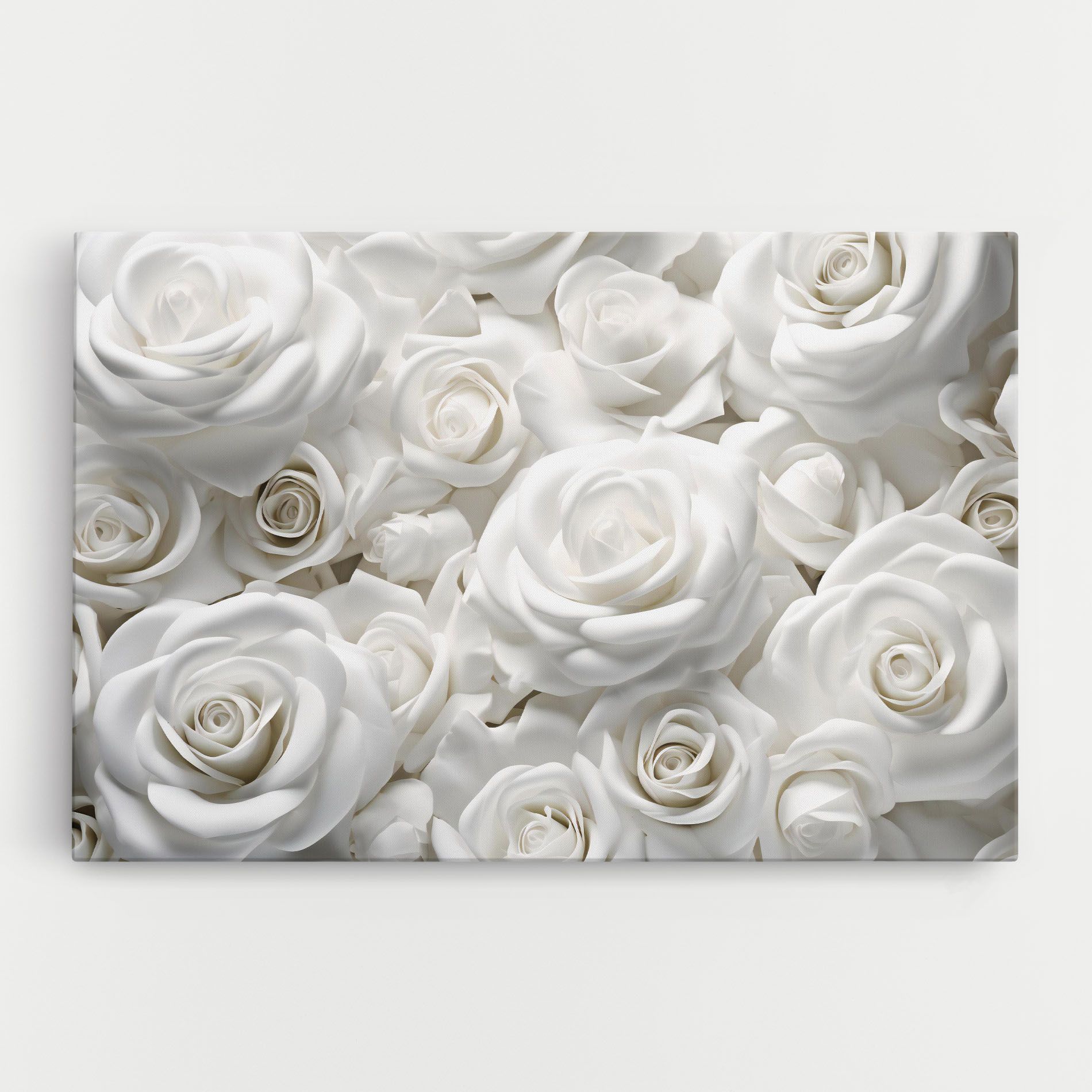 3d White Roses mockup 0