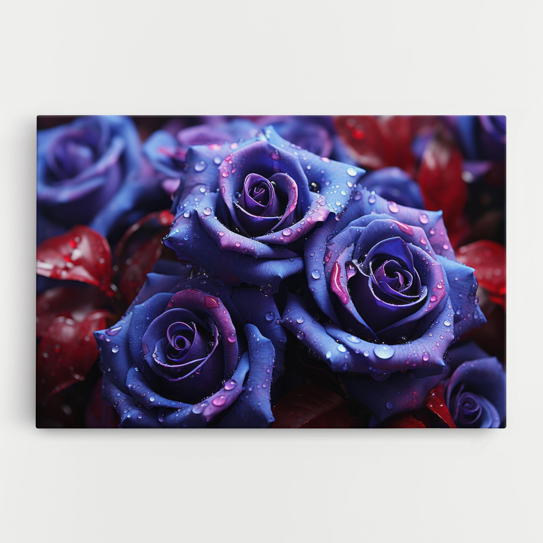 Blue Purple Rose mockup 0