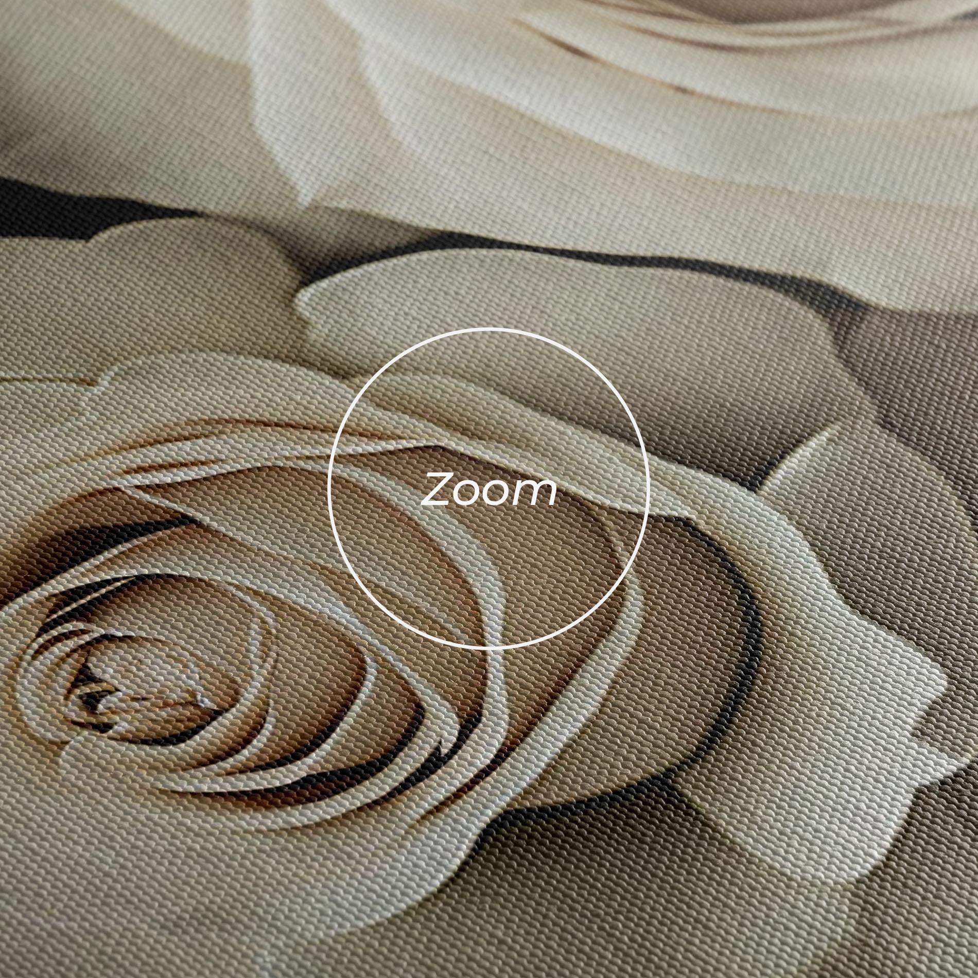 Картина на платно Cream Roses Close Up mockup 3