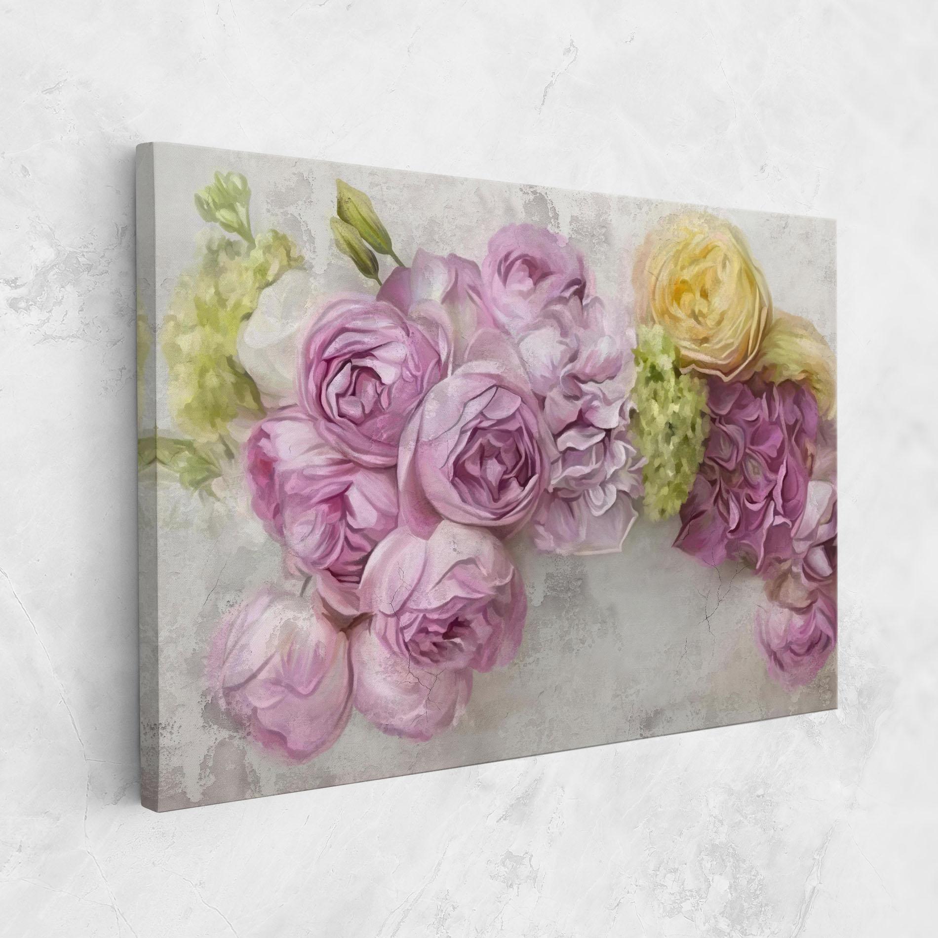 Картина на платно Trandafiri Colorati mockup 1