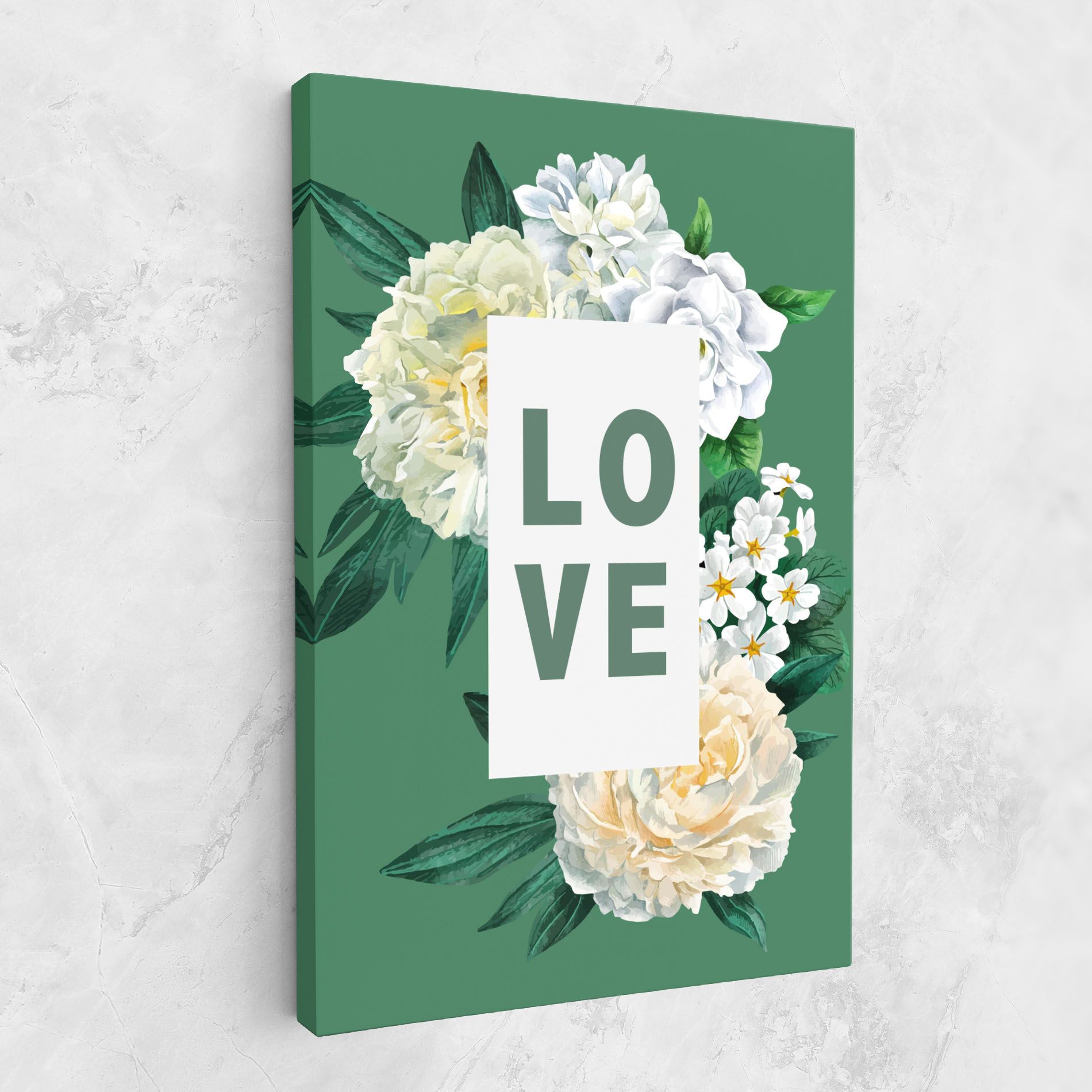 Love Green Rose mockup 1