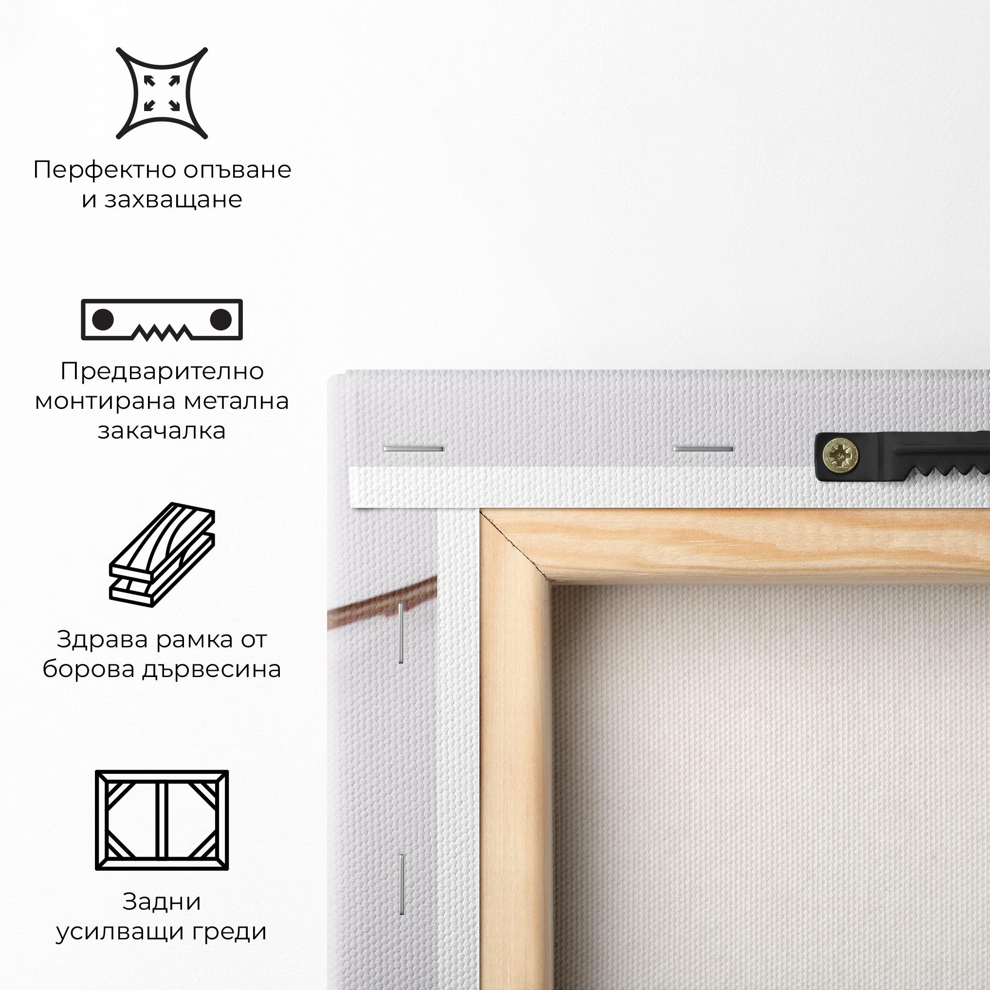 Картина на платно Lonely Rose mockup 5