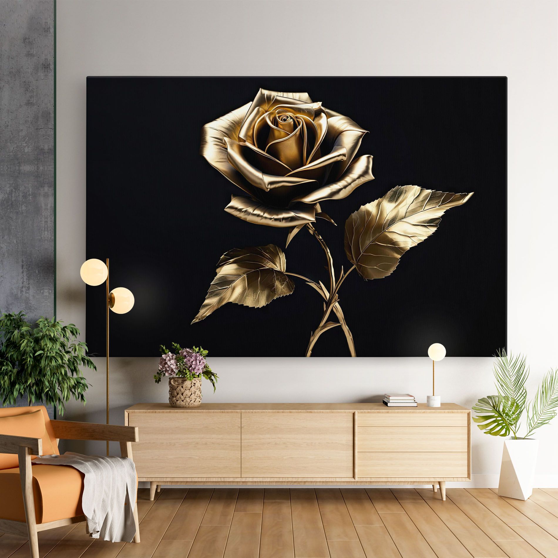 Beautiful Golden Rose mockup 9