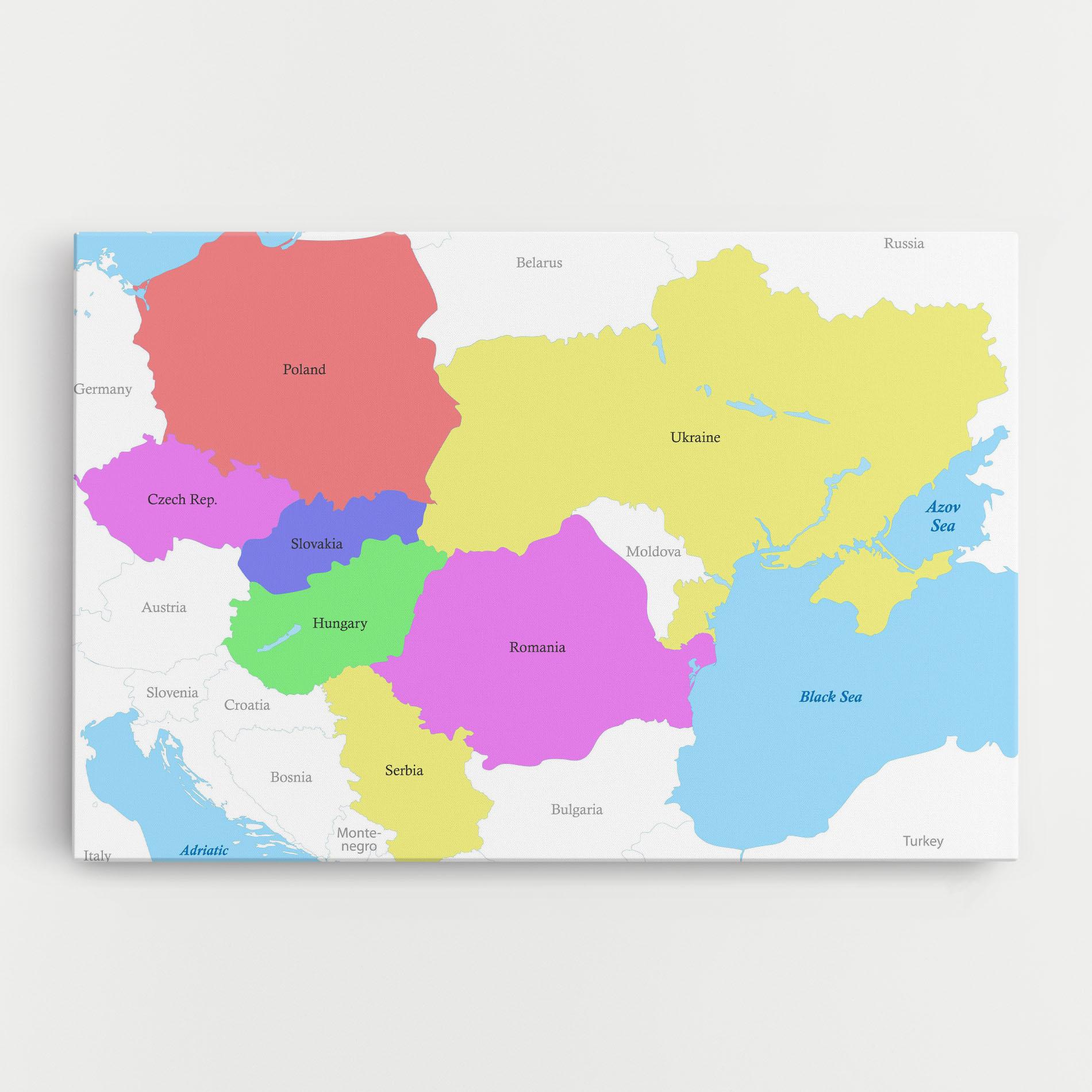 Картина на платно Black Sea mockup 0