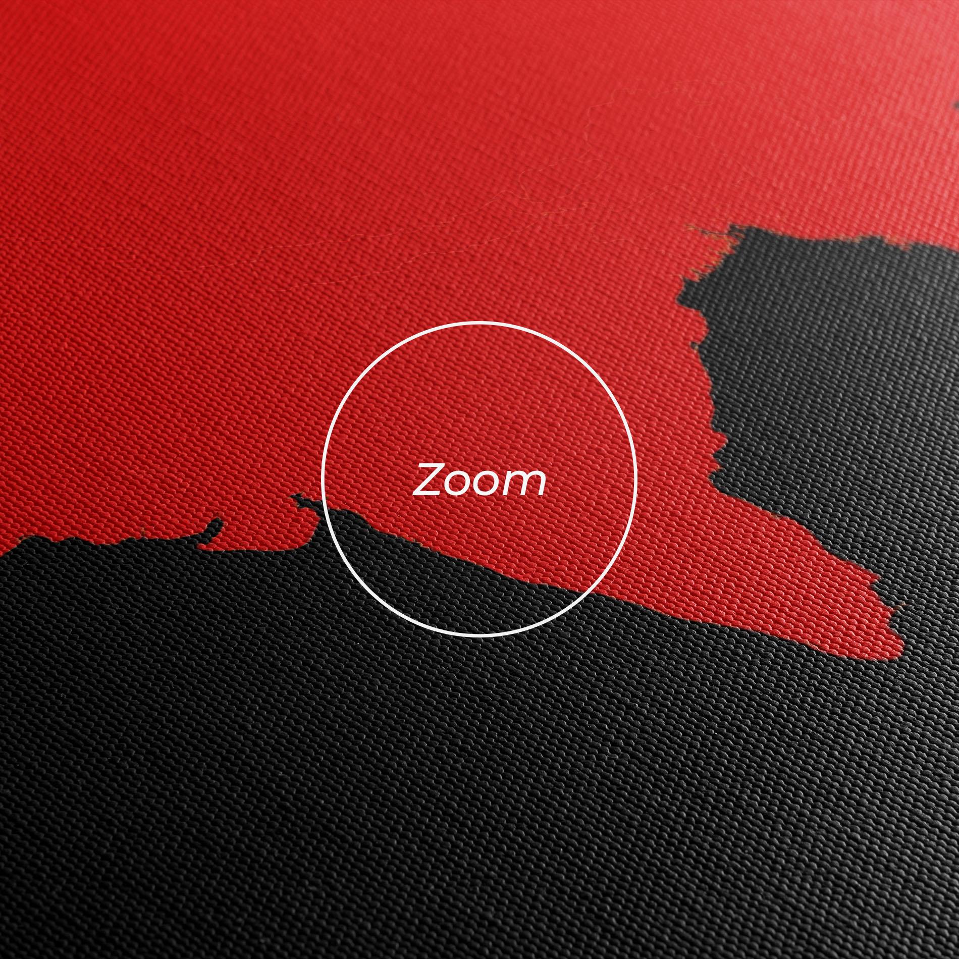 Картина на платно Asia Map mockup 3