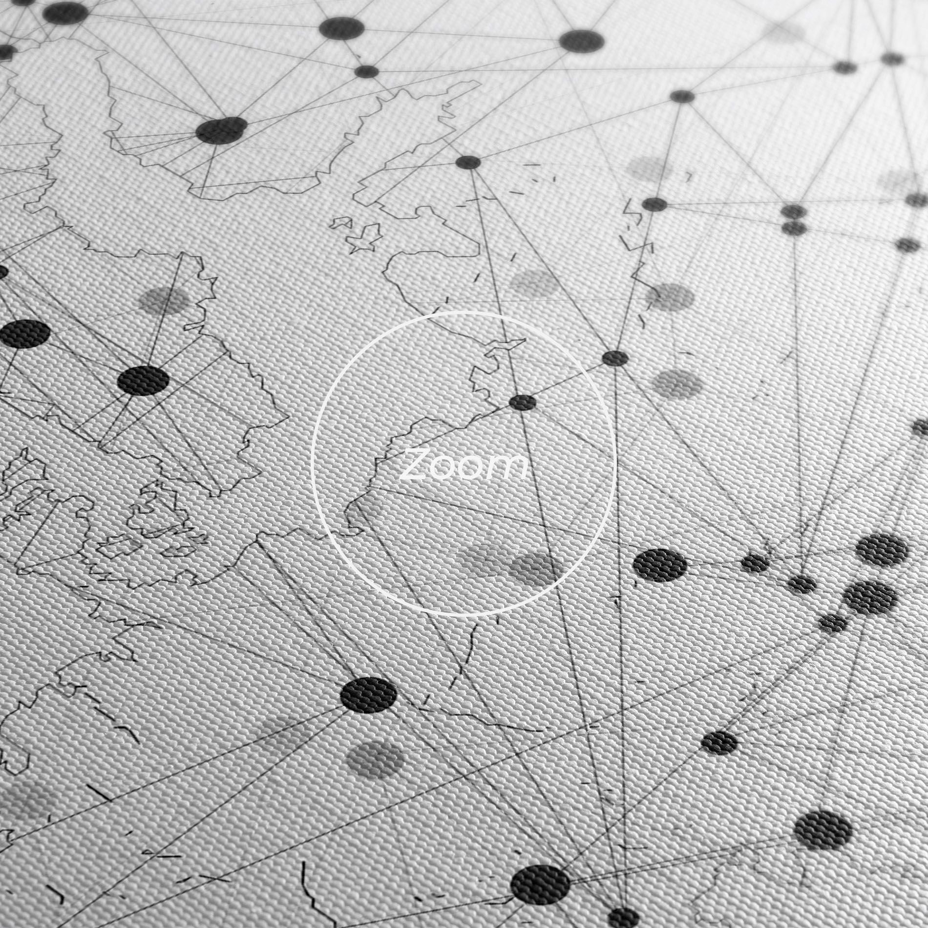 Europe Line Map mockup 3