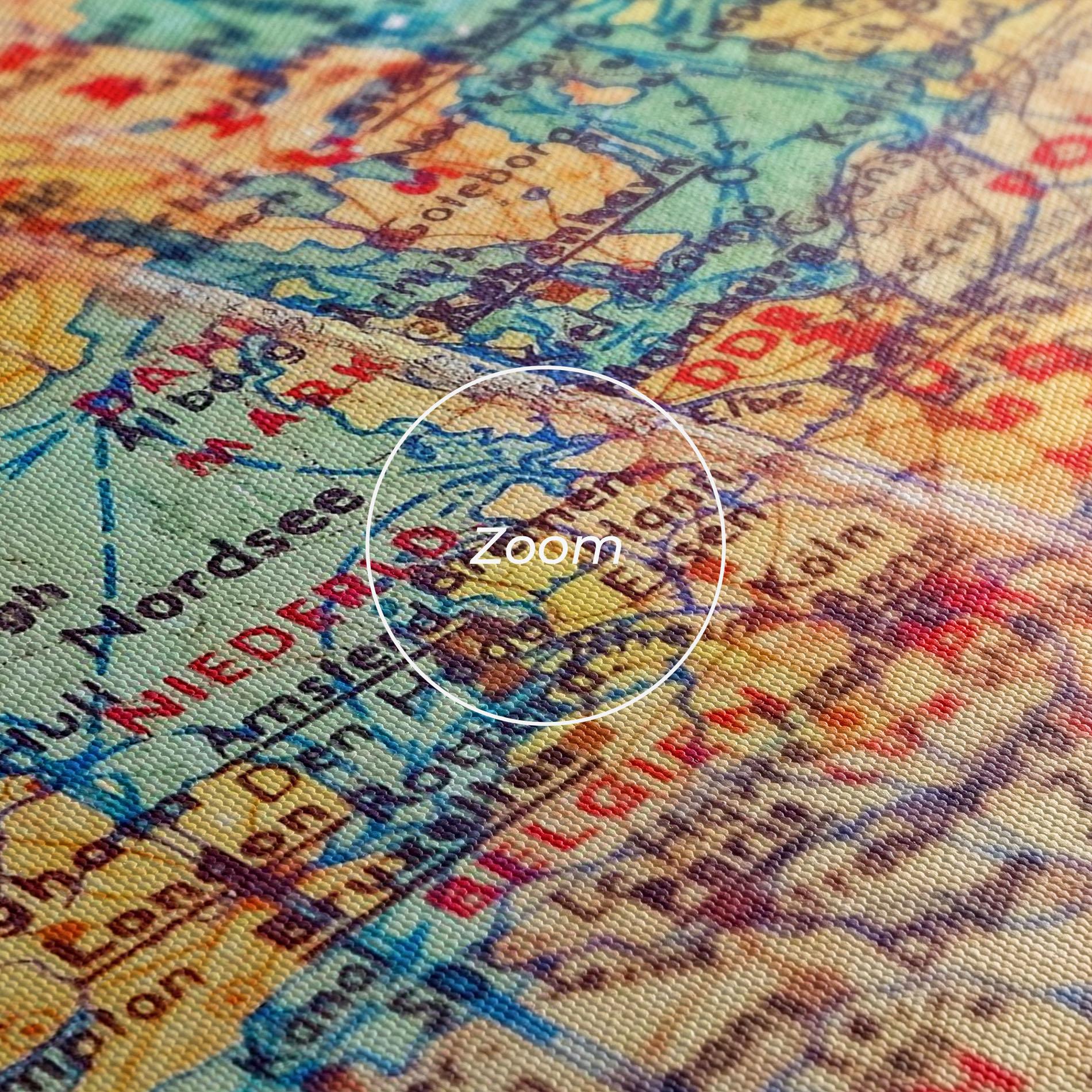 Картина на платно Globe mockup 3