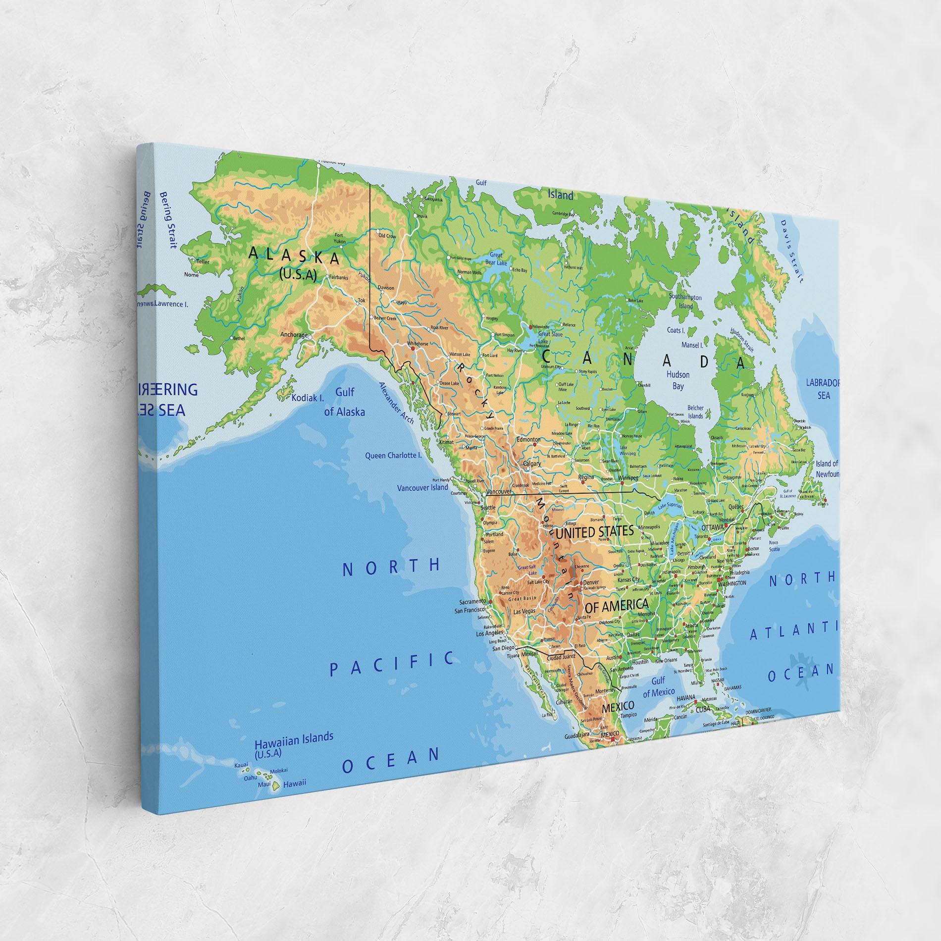 Картина на платно Canada mockup 1