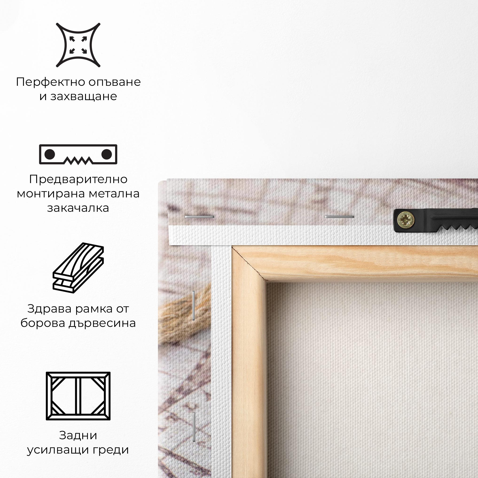 Картина на платно Anchor Map mockup 5