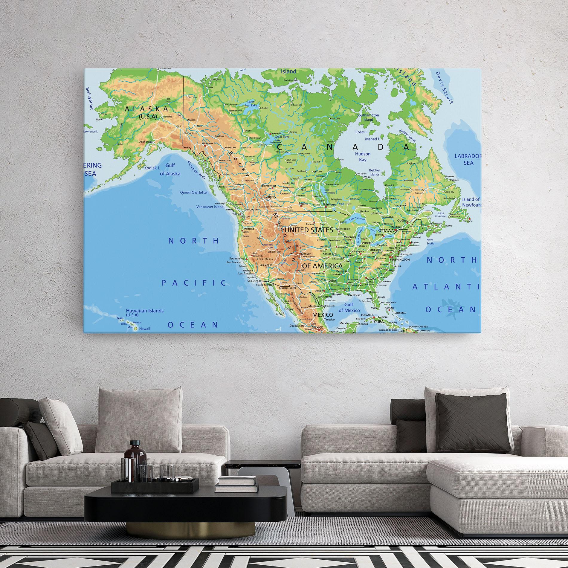 Картина на платно Canada mockup 2