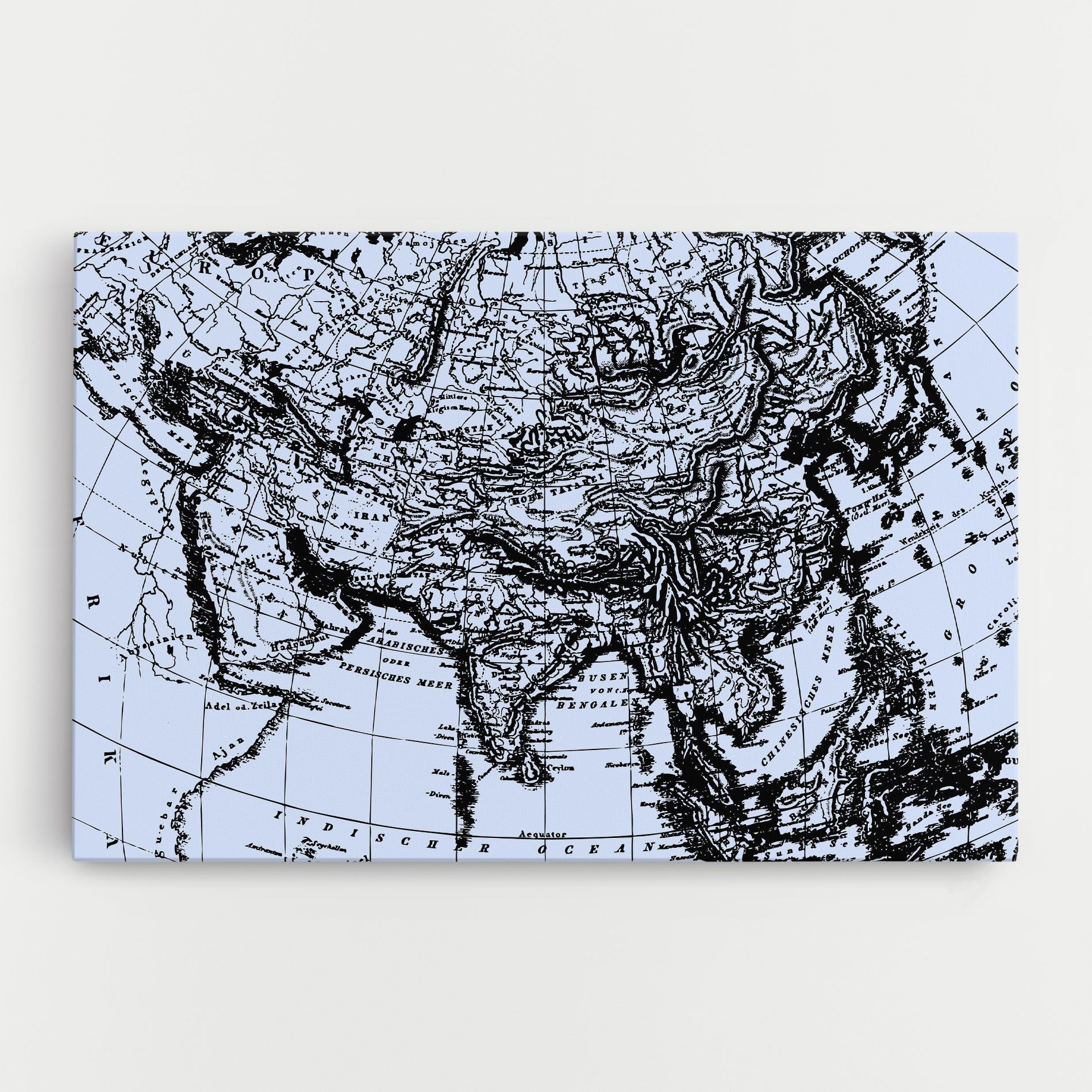 Blue Old Map mockup 0