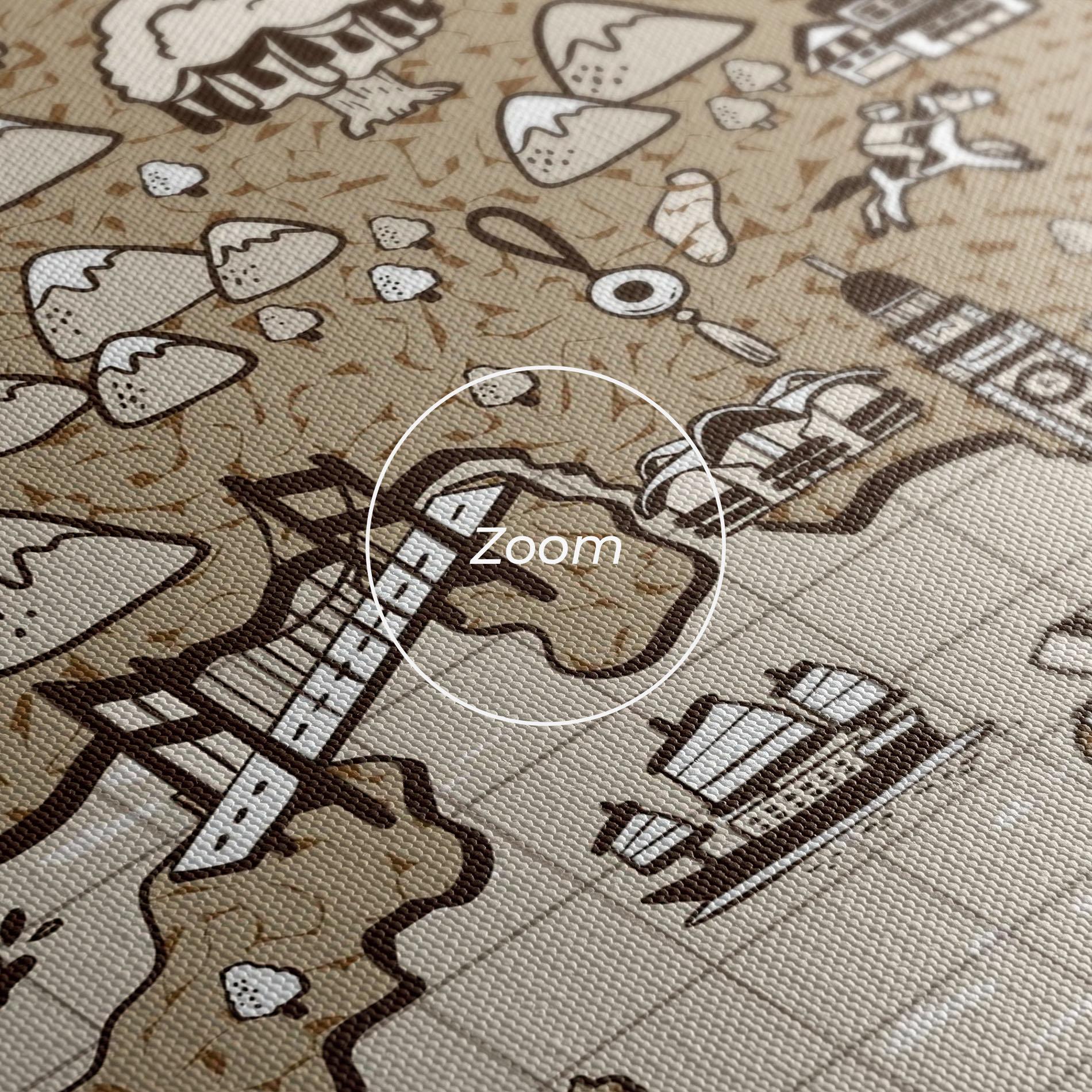 Картина на платно Hong Kong mockup 3