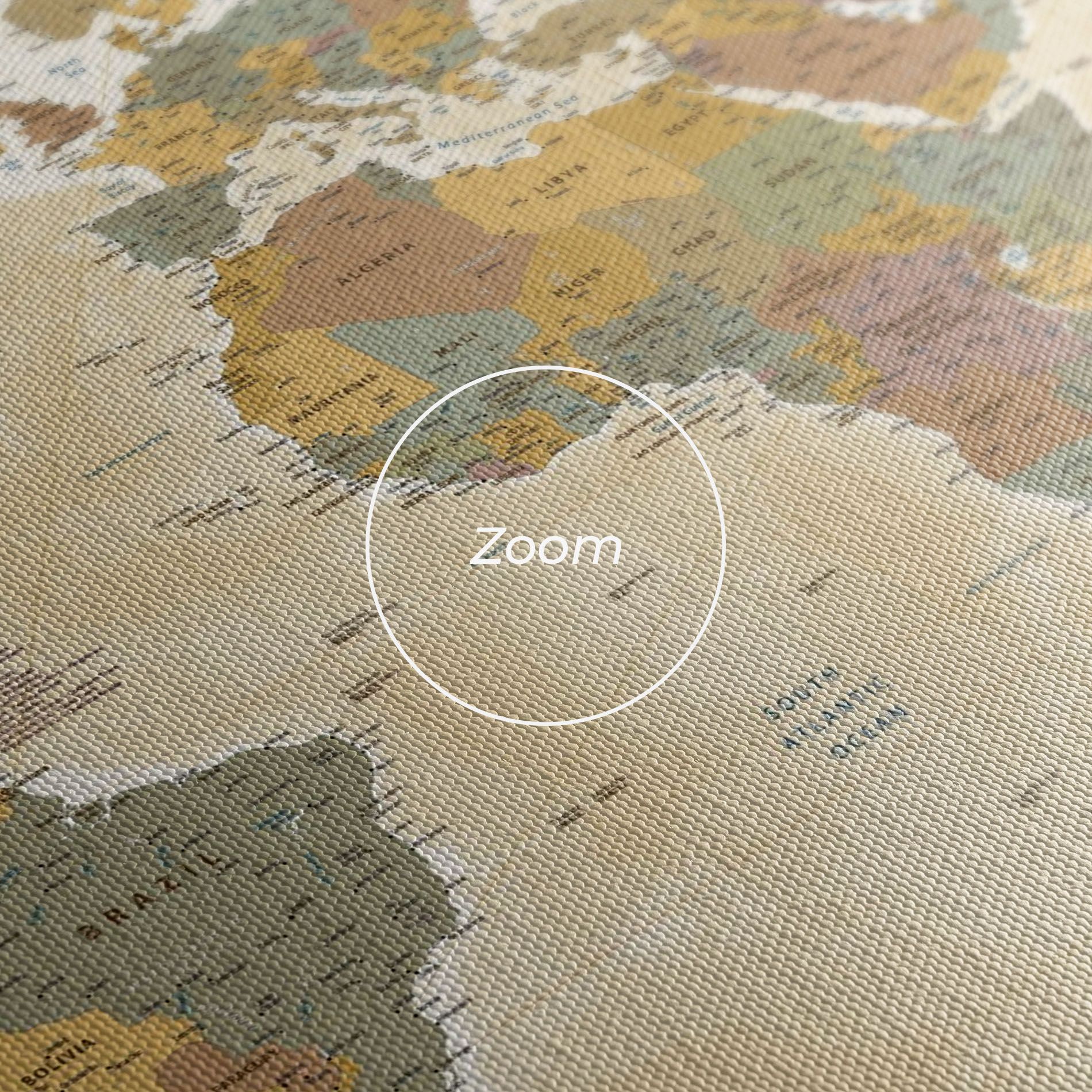 World Map Vintage mockup 3