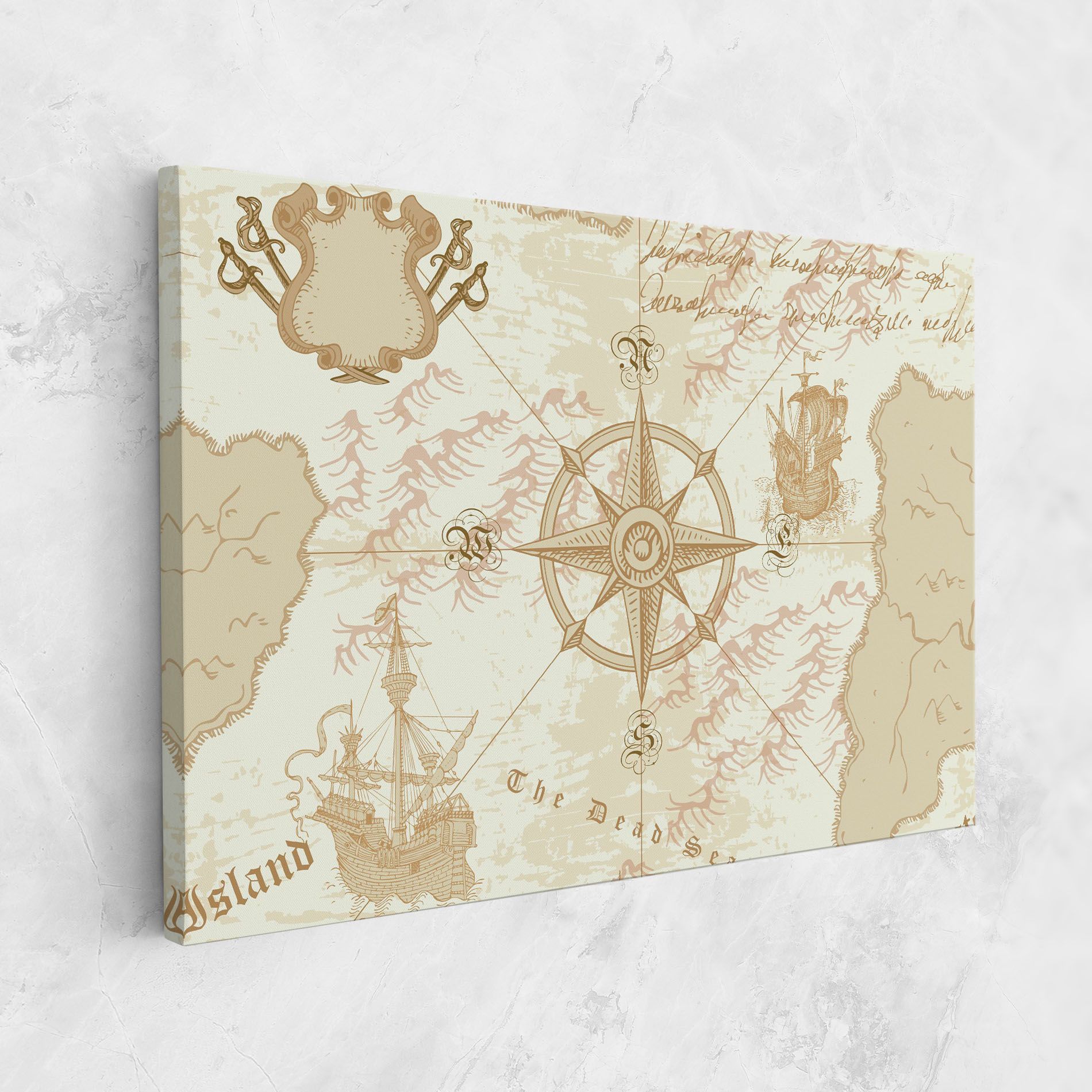 Cream Compass mockup 1