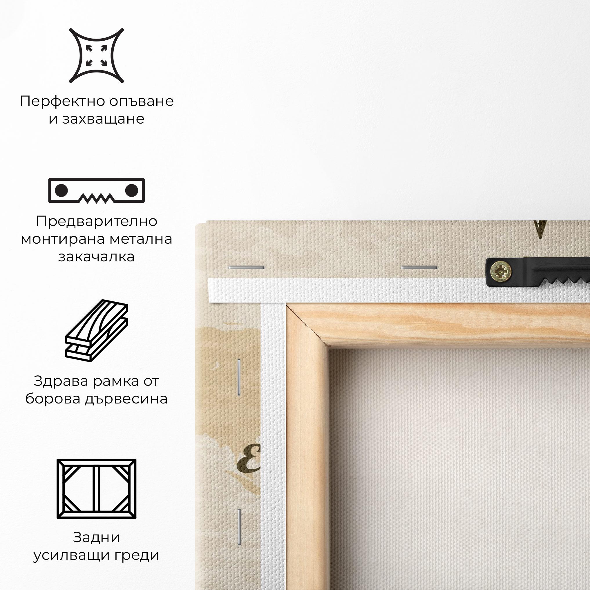 Картина на платно Nautical Compass mockup 5