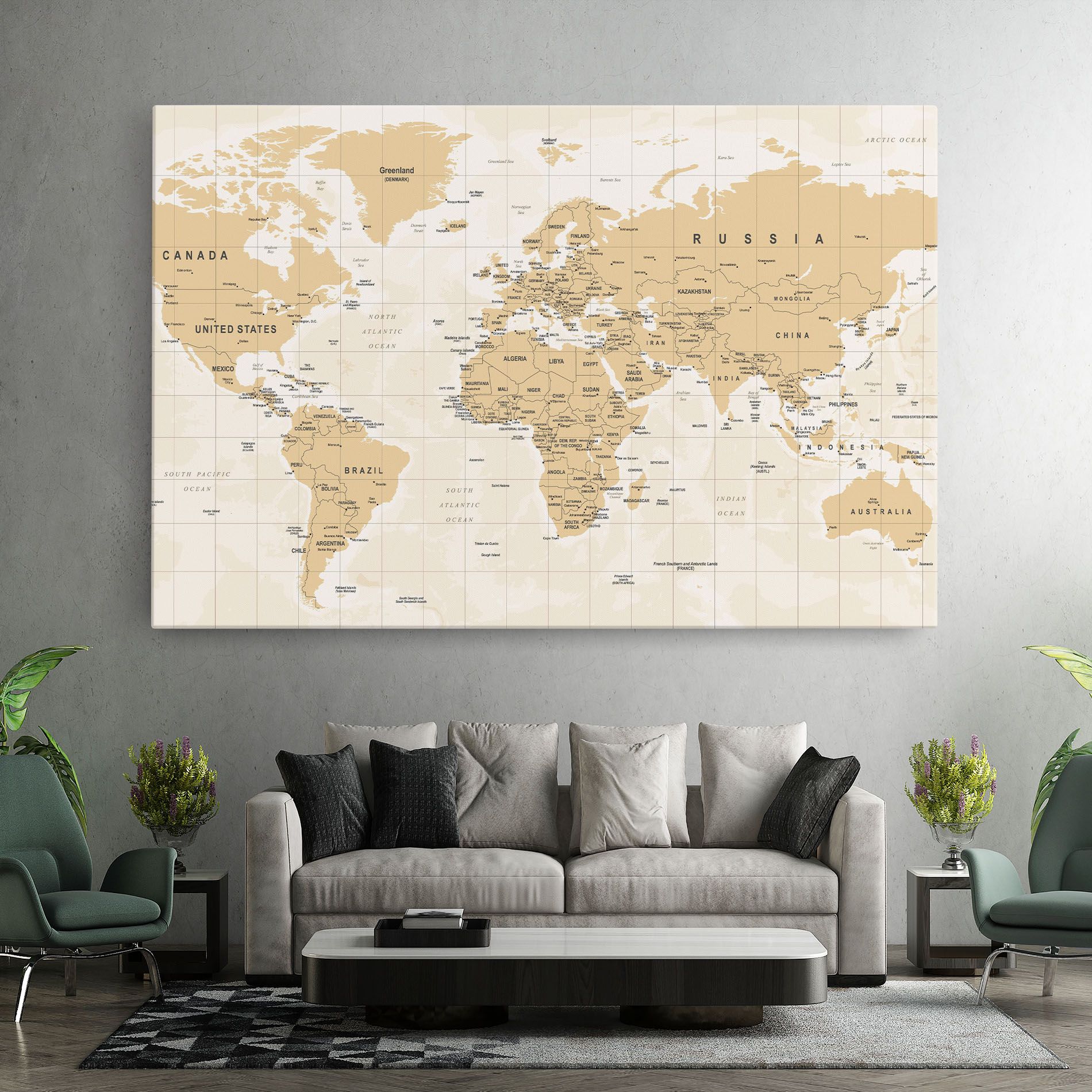 World Old Map mockup 7