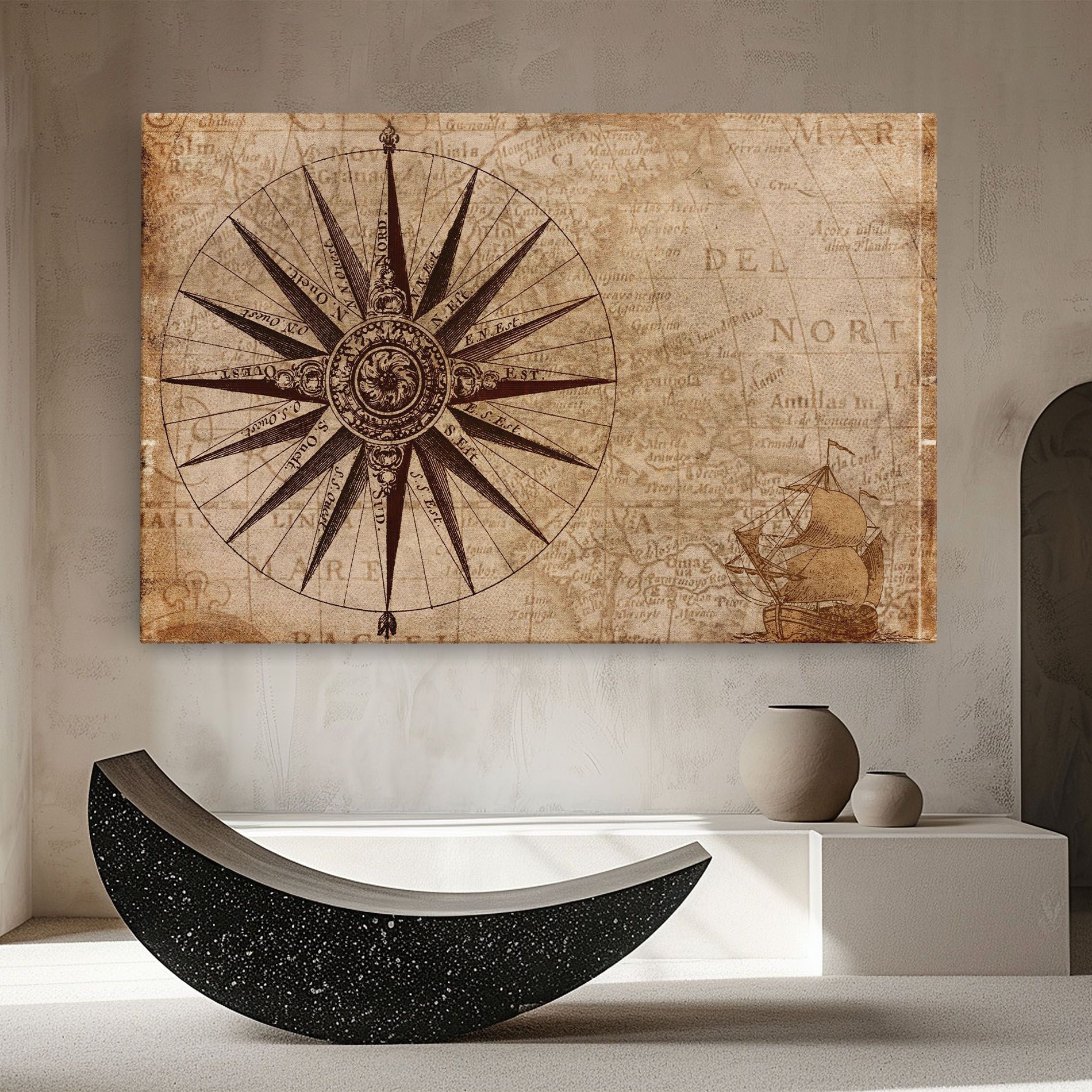 Vintage Map mockup 8