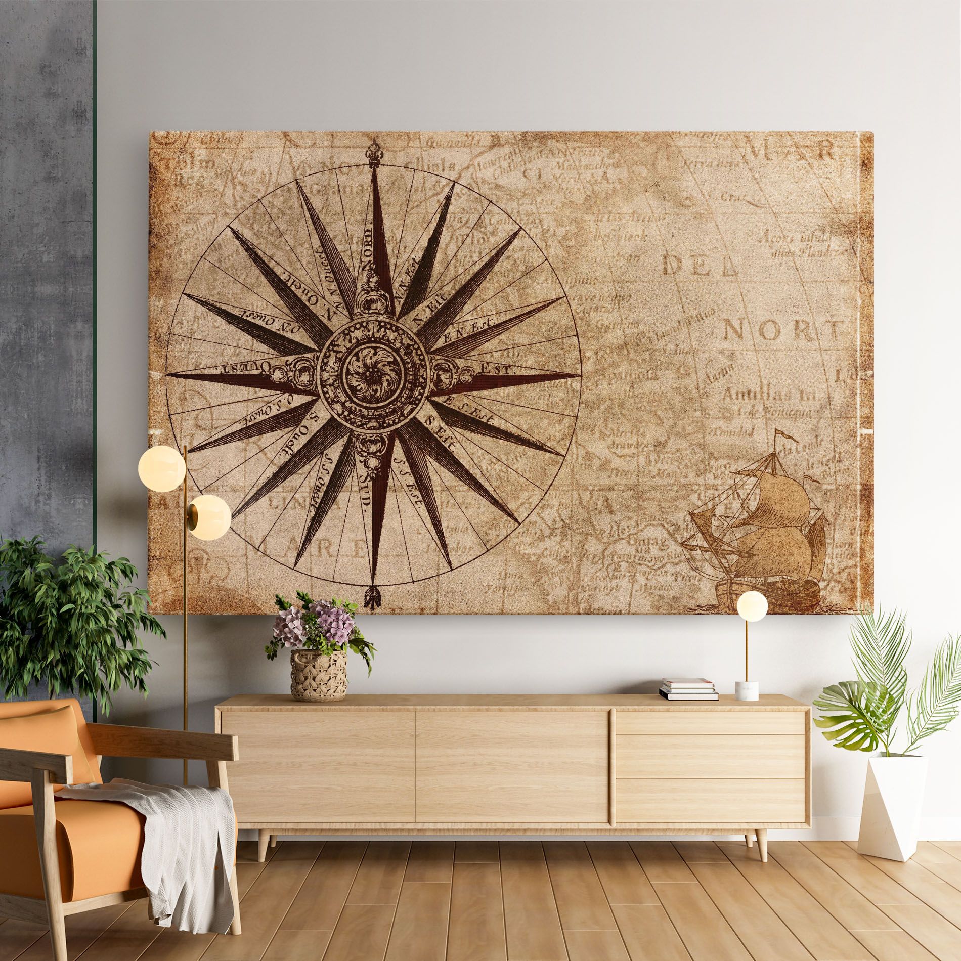 Vintage Map mockup 9