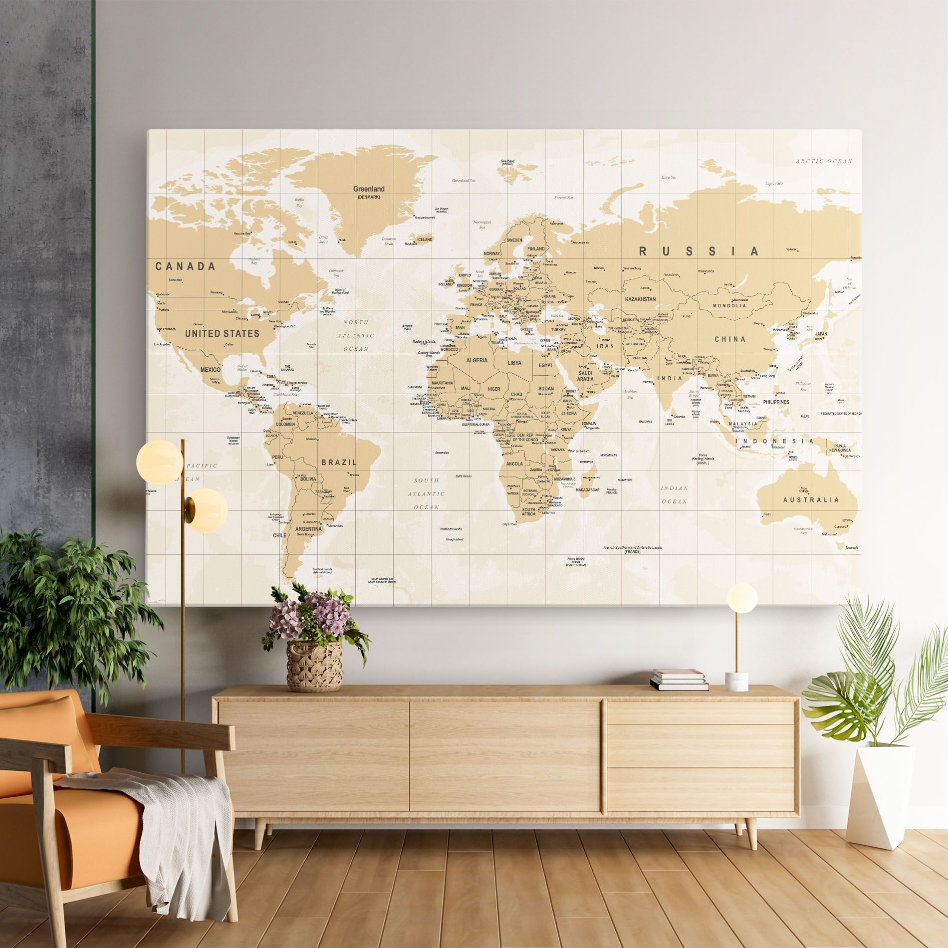 World Old Map mockup 9