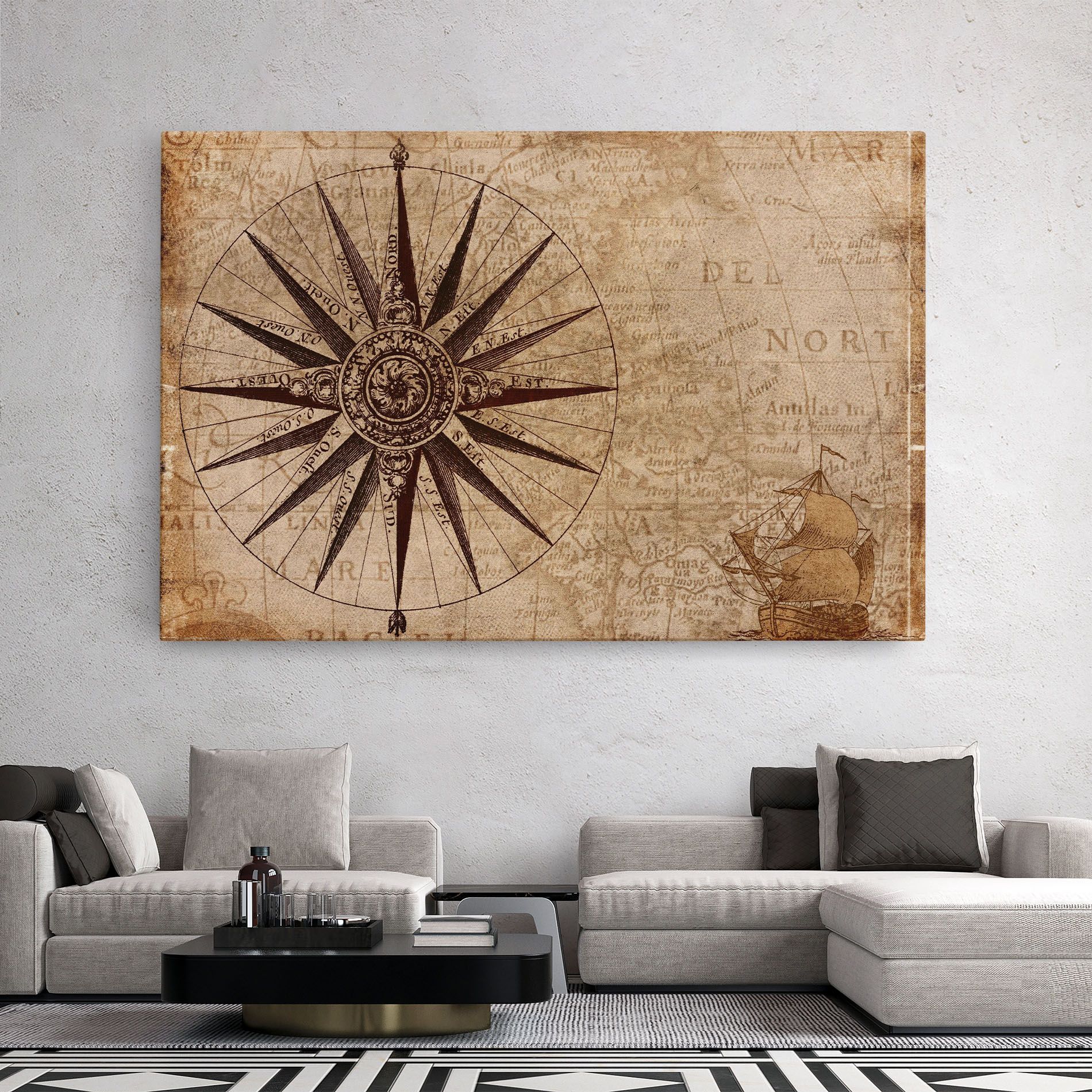 Vintage Map mockup 2