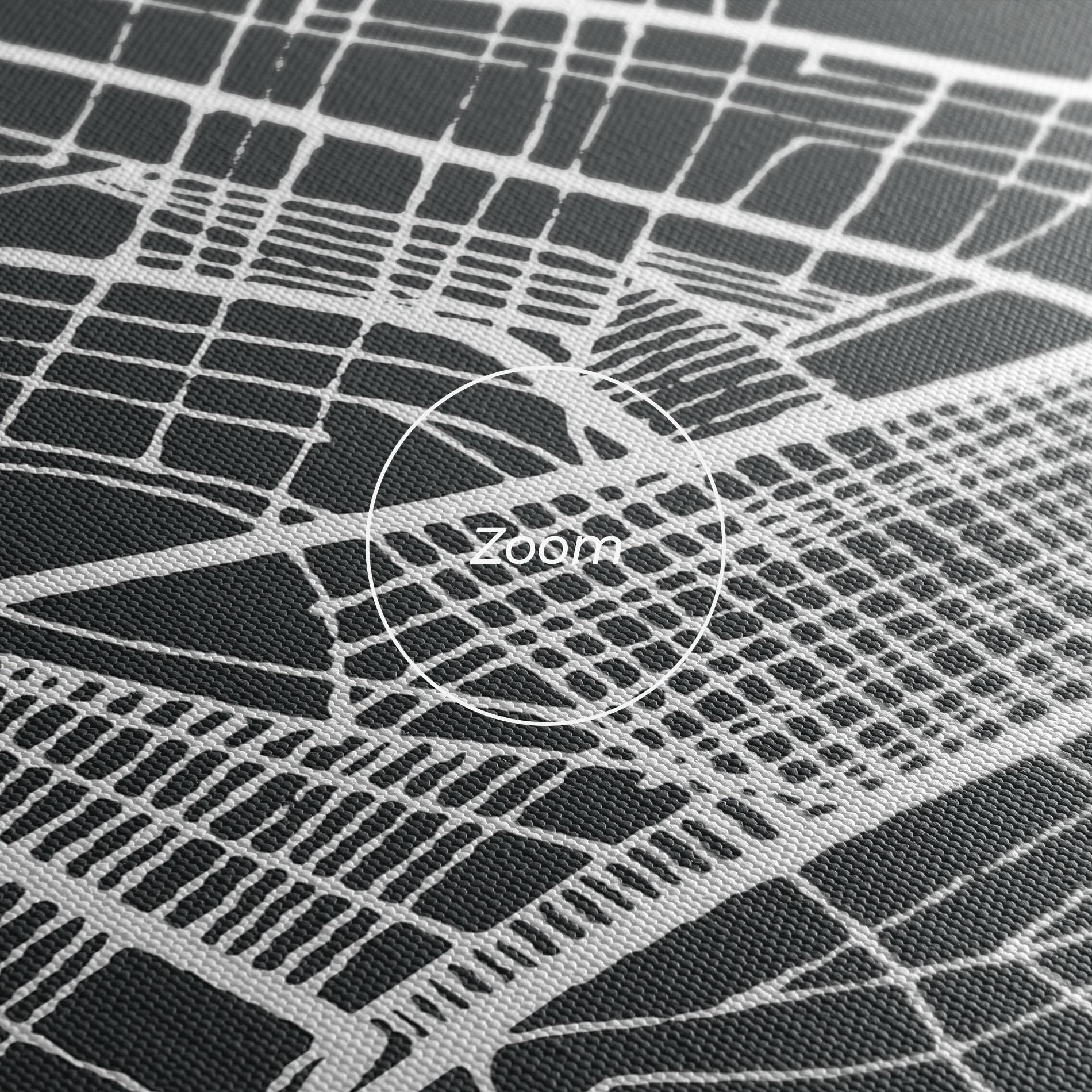 Картина на платно Bangui Map mockup 3