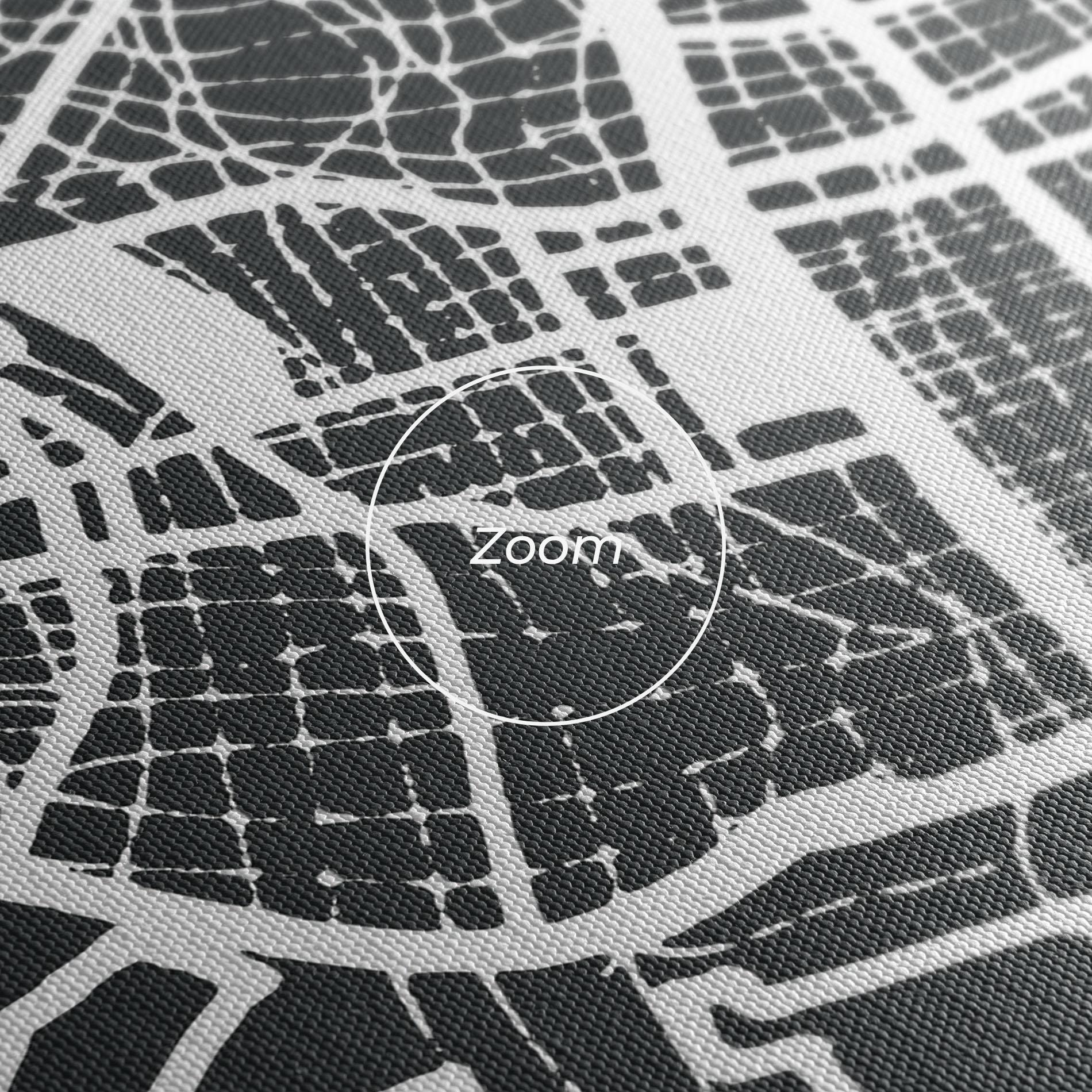 Картина на платно Genoa Map mockup 3