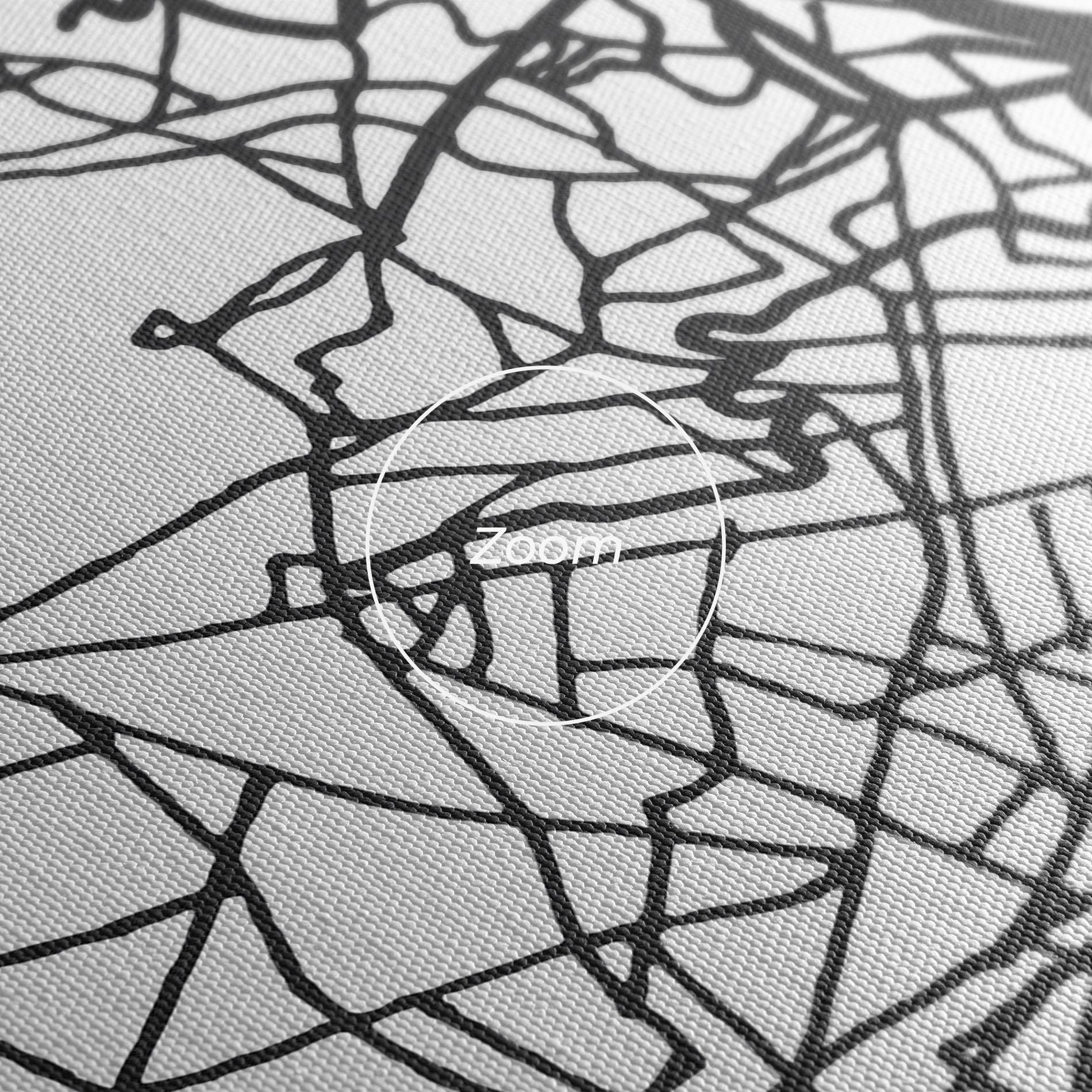 Картина на платно Ho Chi Minh Map mockup 3