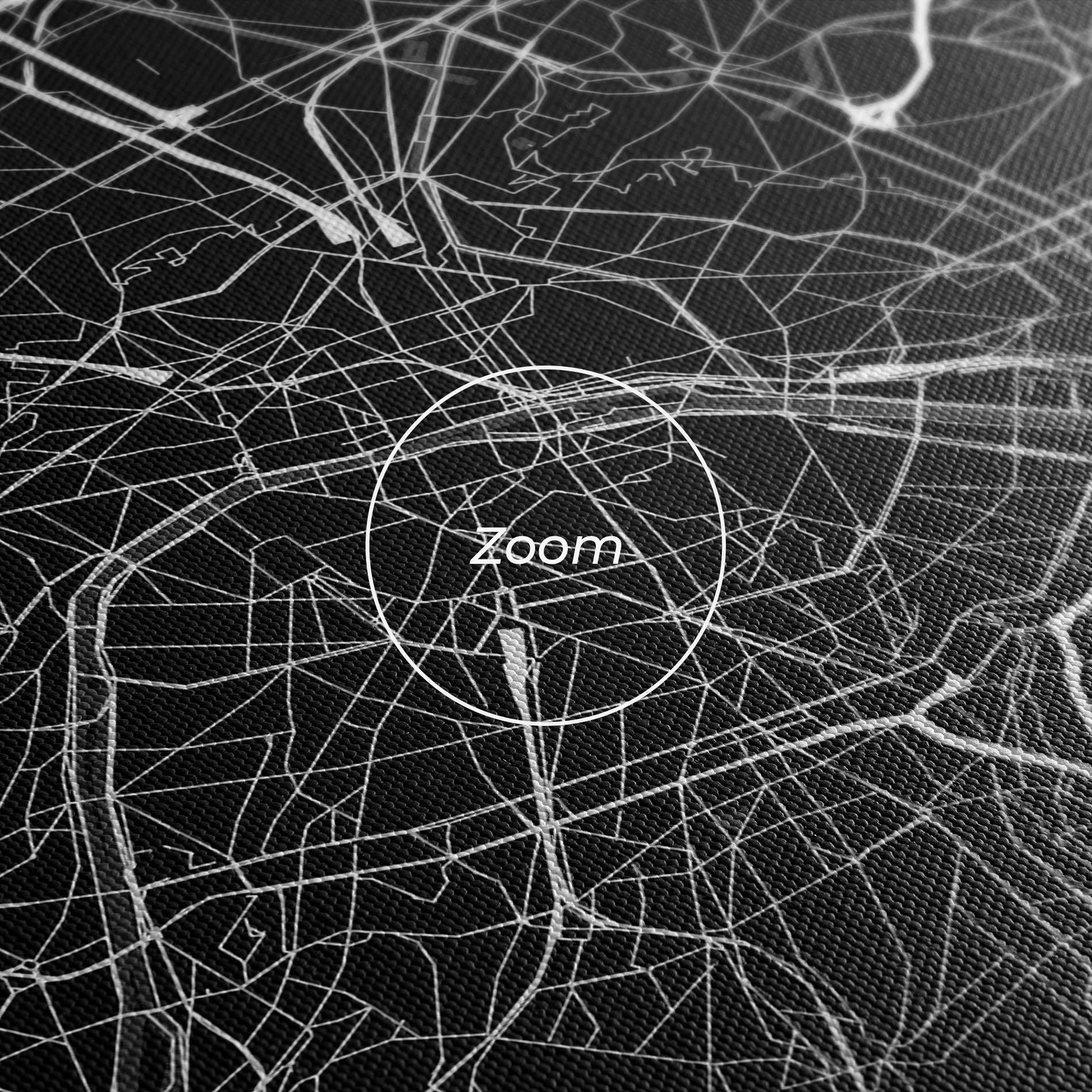 Картина на платно White Line City mockup 3