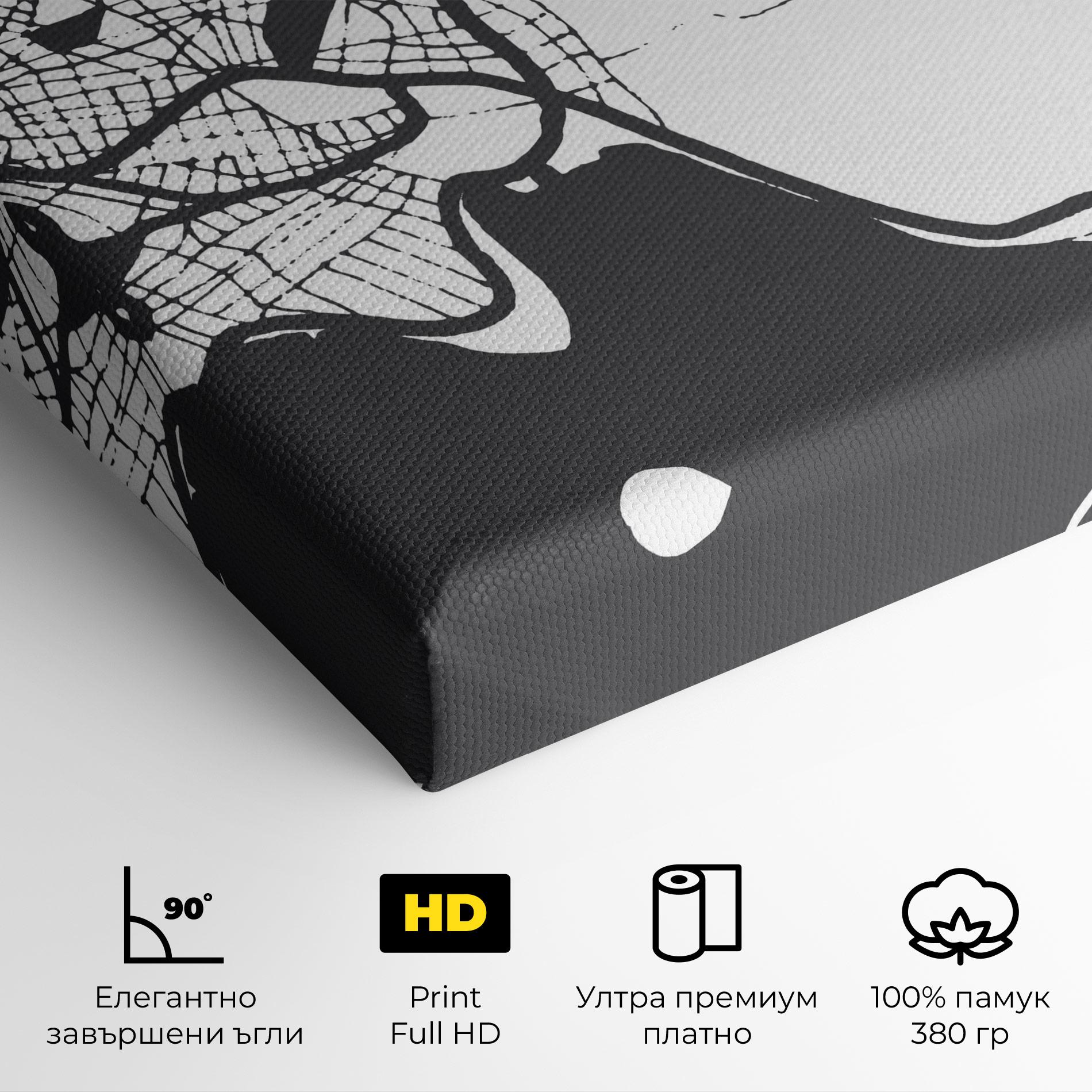 Картина на платно Chalcis Map mockup 4