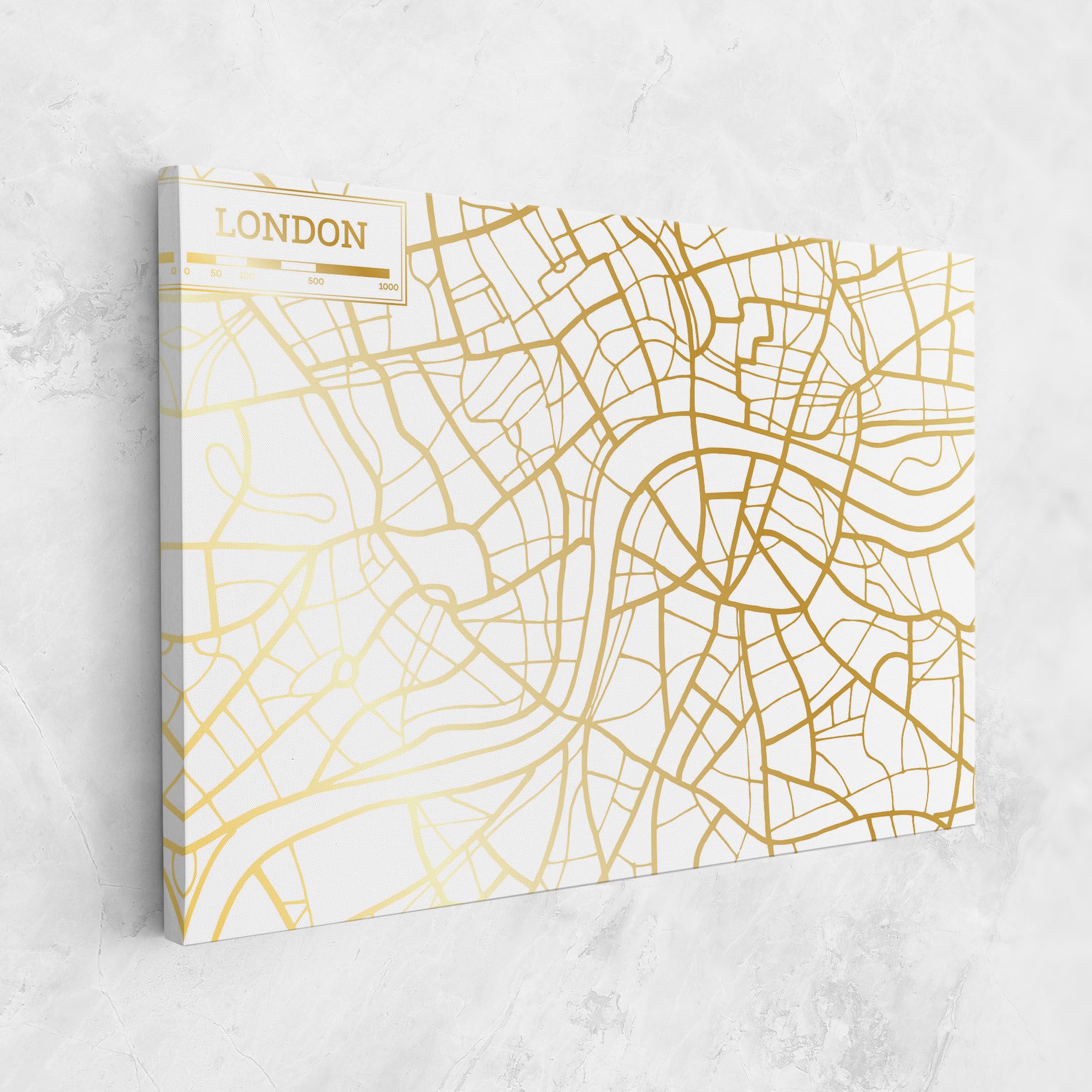 London Gold Map mockup 1