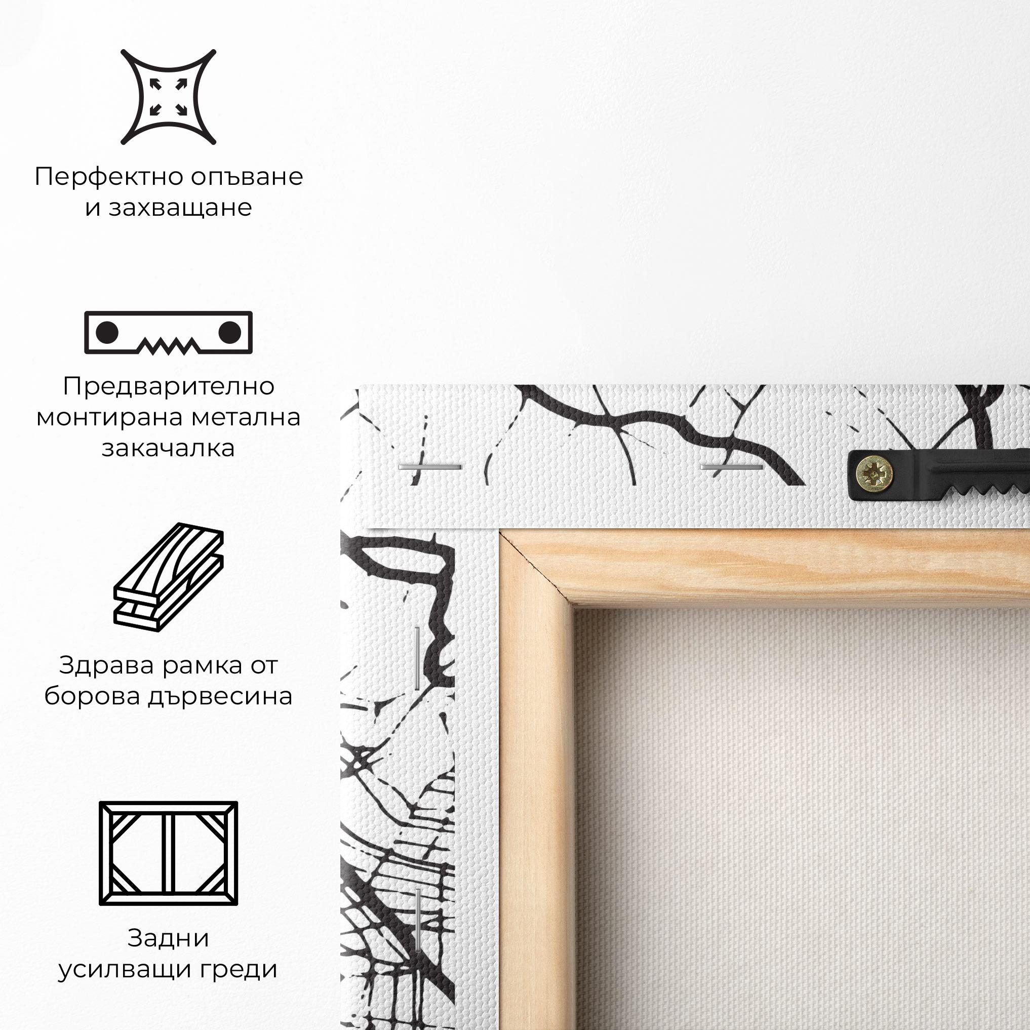 Картина на платно Bilbao Map mockup 5