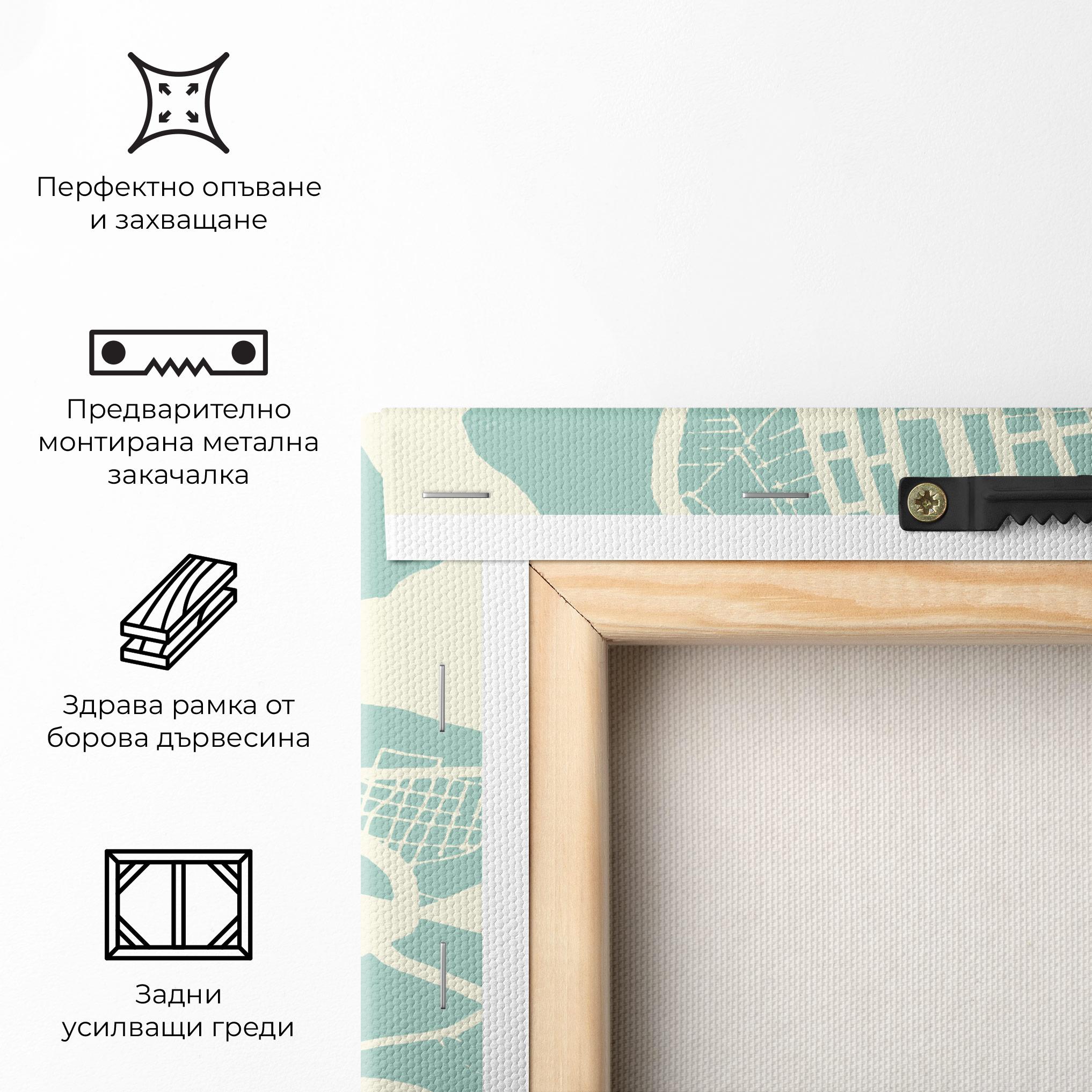 Картина на платно Brasilia Map mockup 5