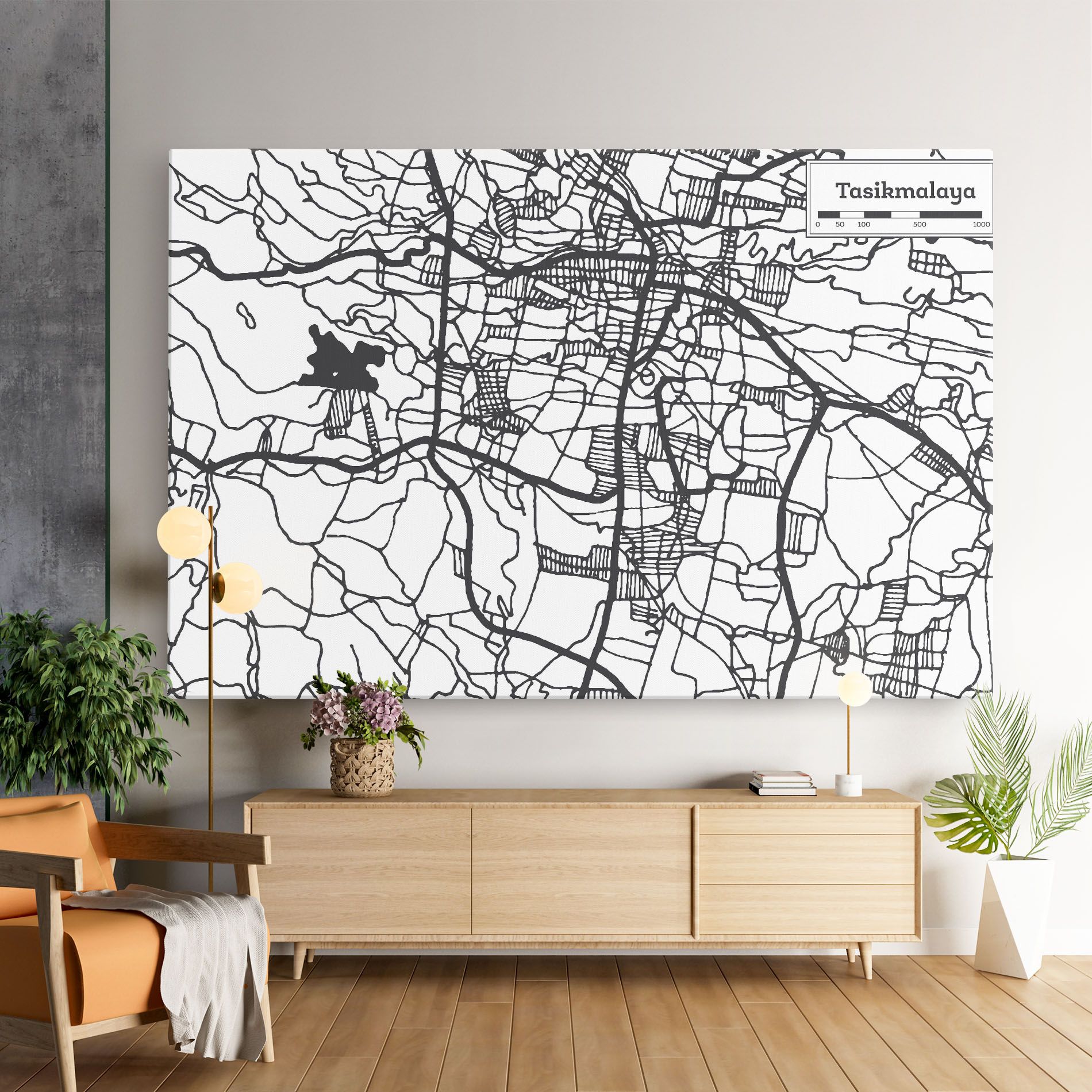 Tasikmalaya Map mockup 9