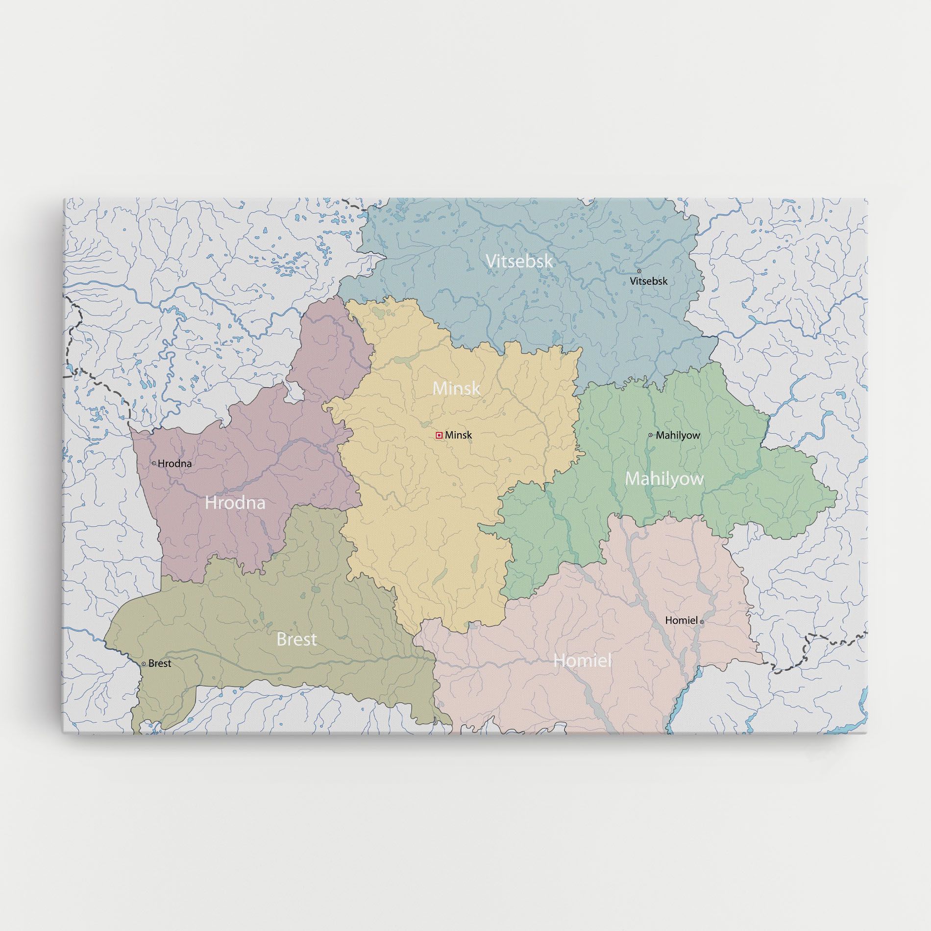 Belarus Map mockup 0