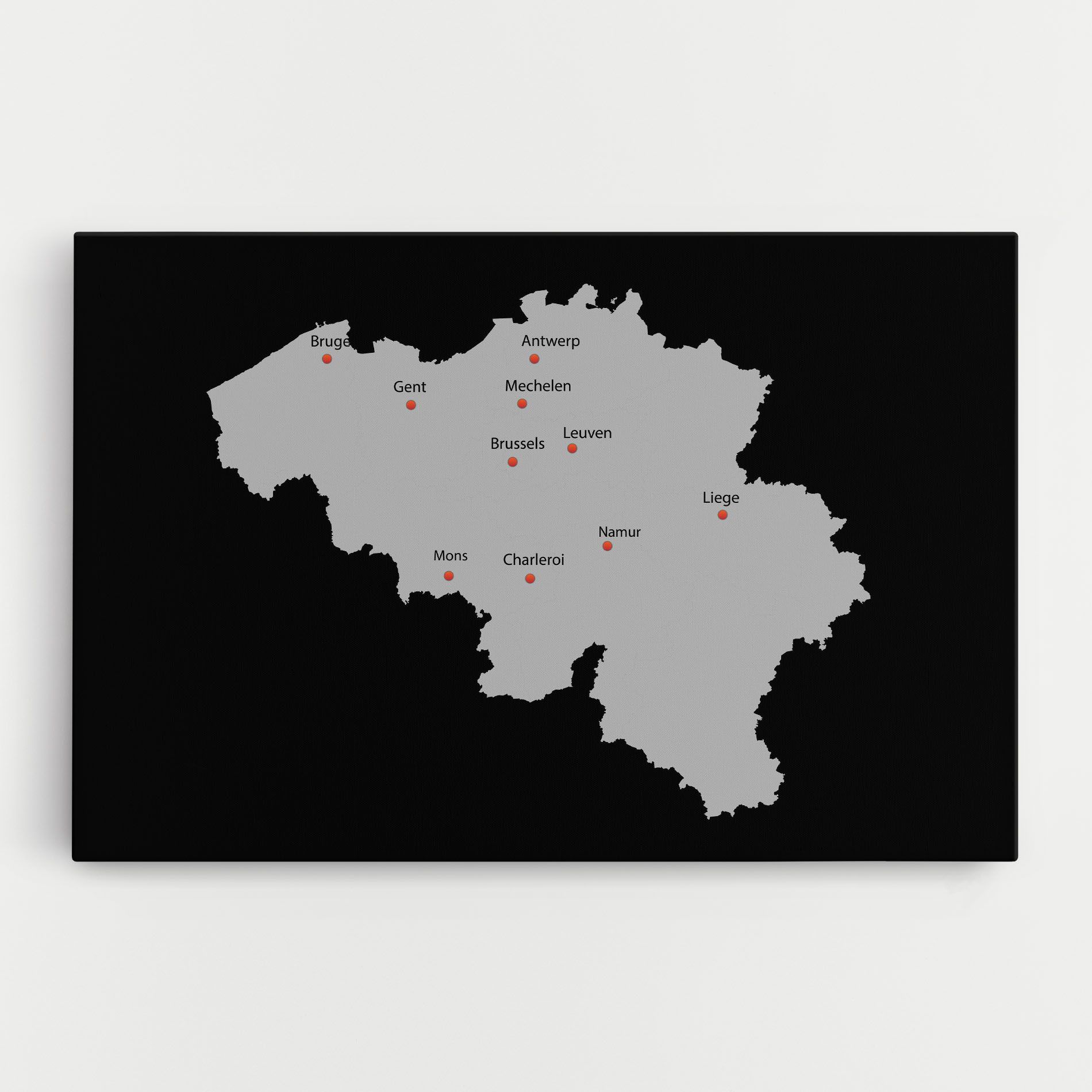 Belgium Map mockup 0