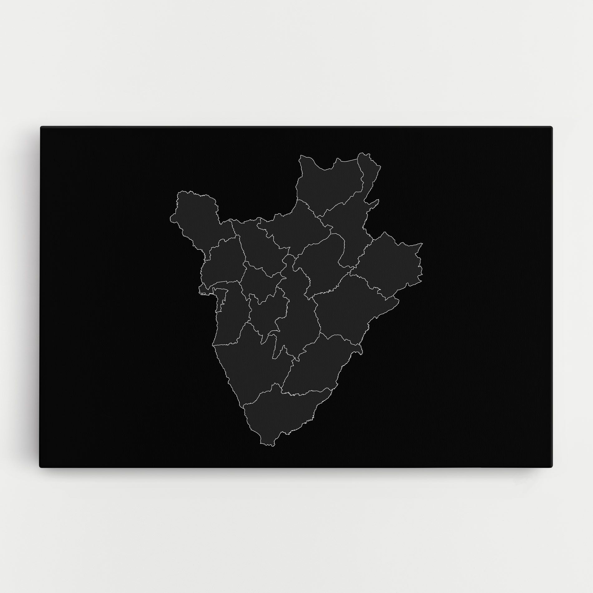 Burundi Grey Map mockup 0