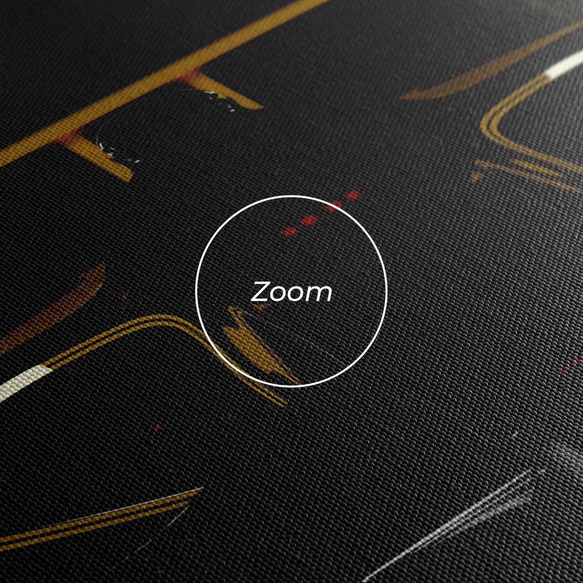 Картина на платно Dark F1 Car mockup 3