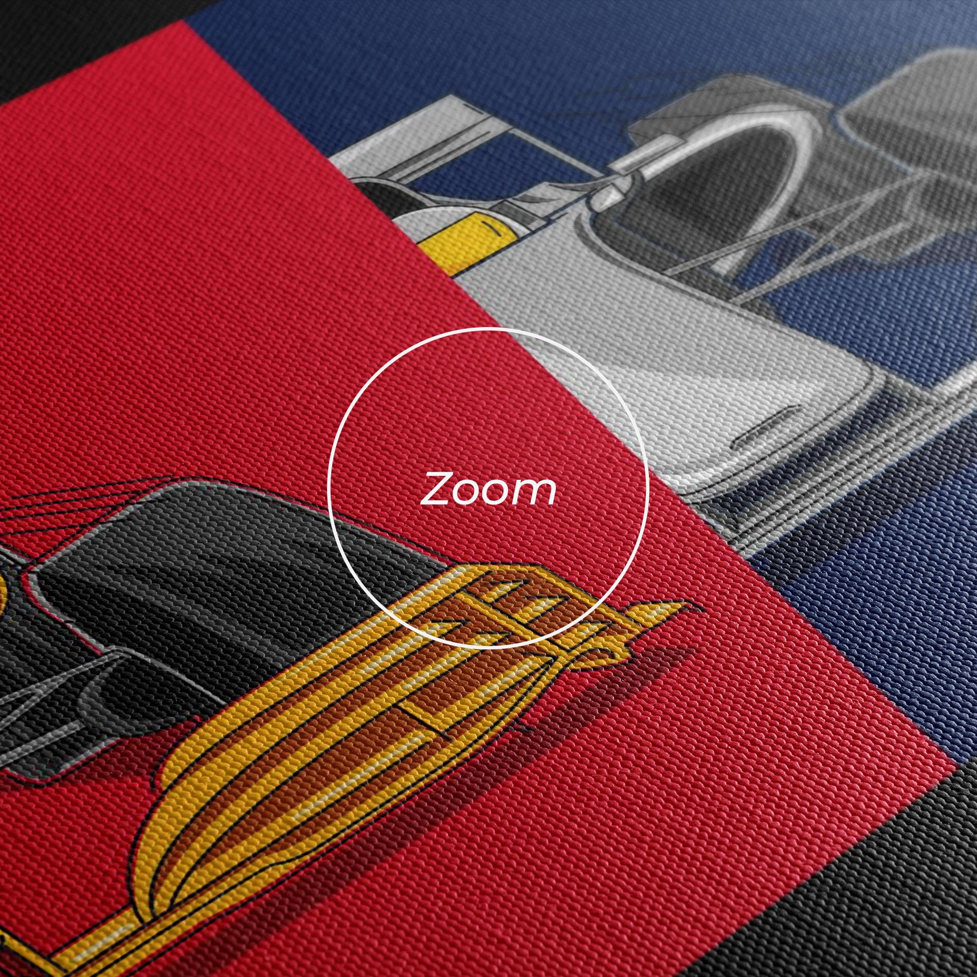 Картина на платно F1 Cars mockup 3