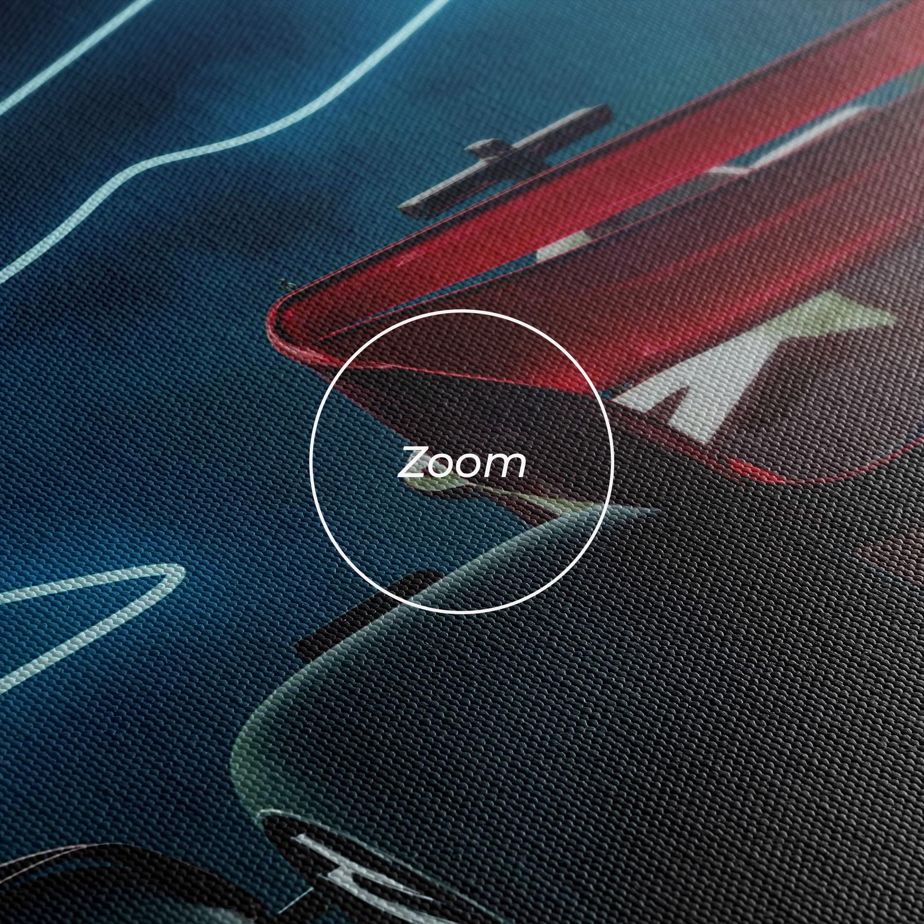 Картина на платно Race Car F1 mockup 3