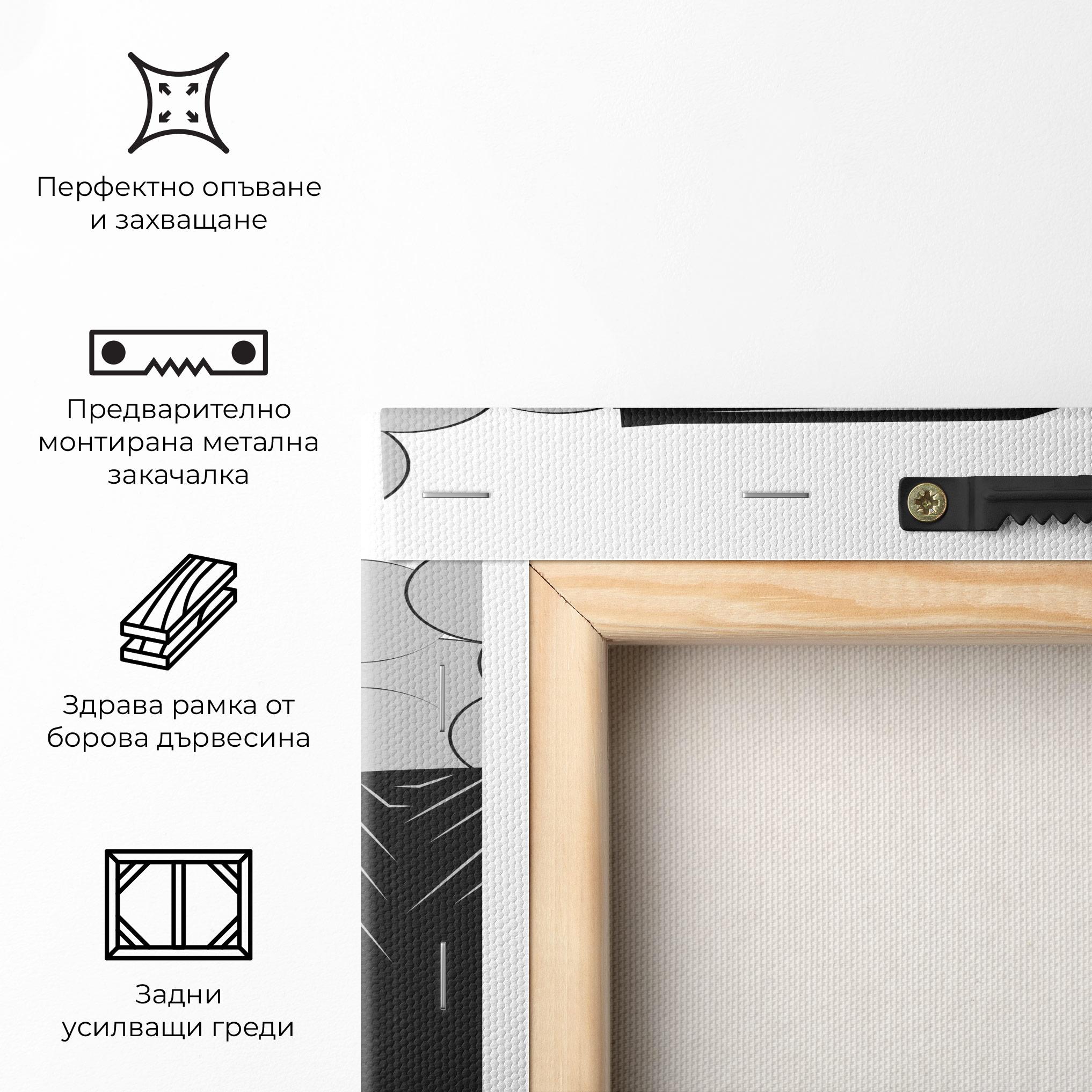 Картина на платно Car F1 Smoke mockup 5