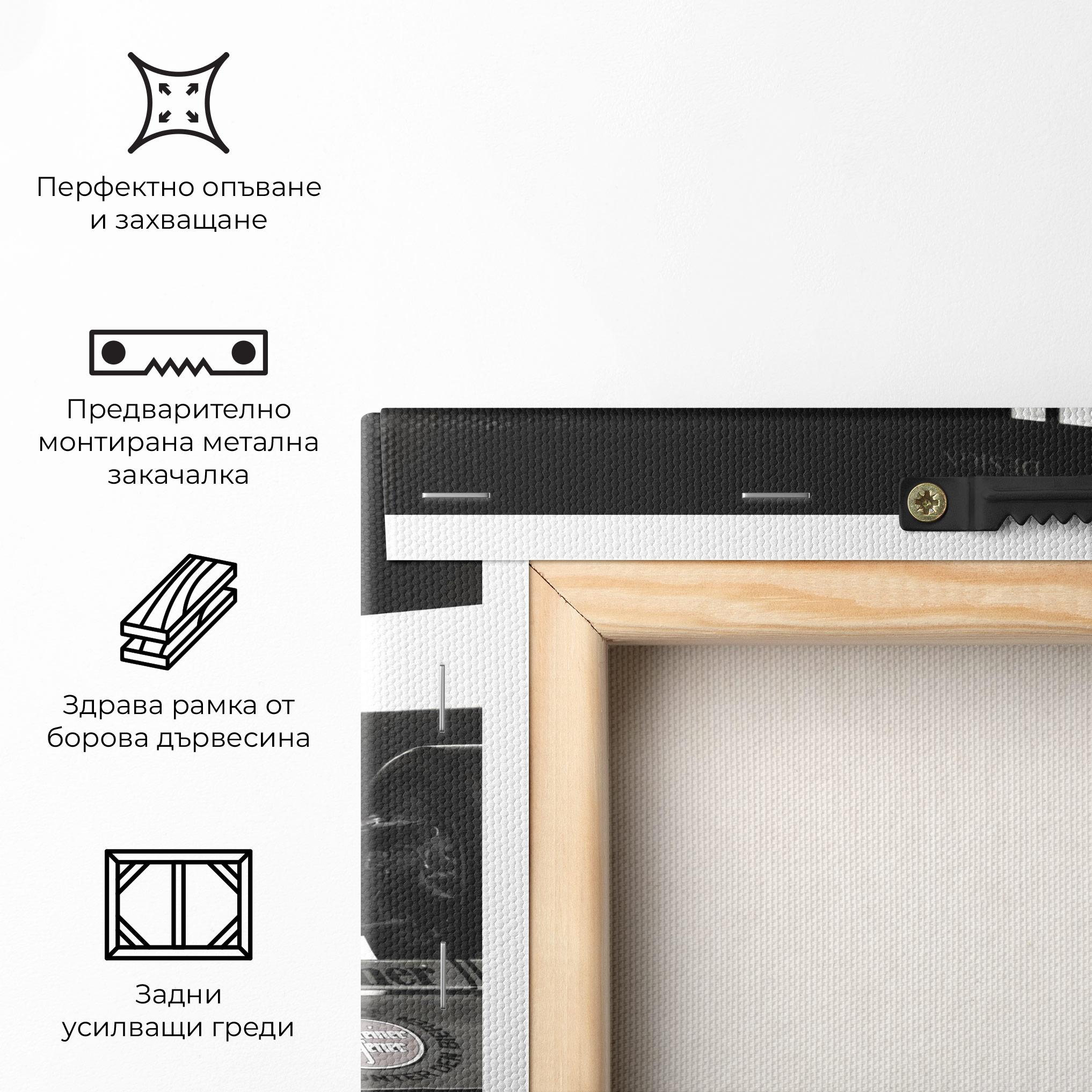 Картина на платно Formula 1 Car Grey mockup 5