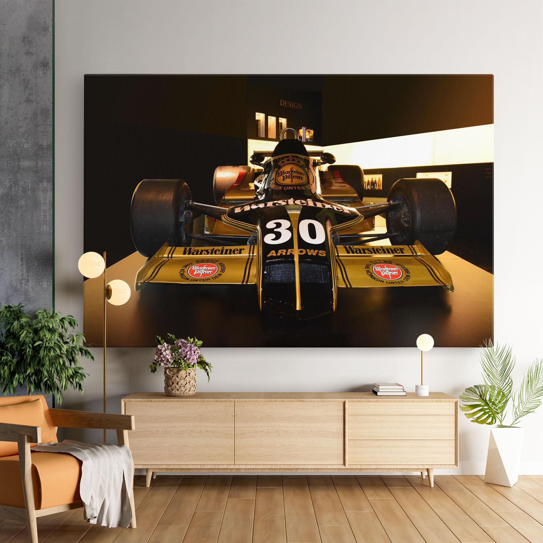 Картина на платно Formula 1 Car Color mockup 9