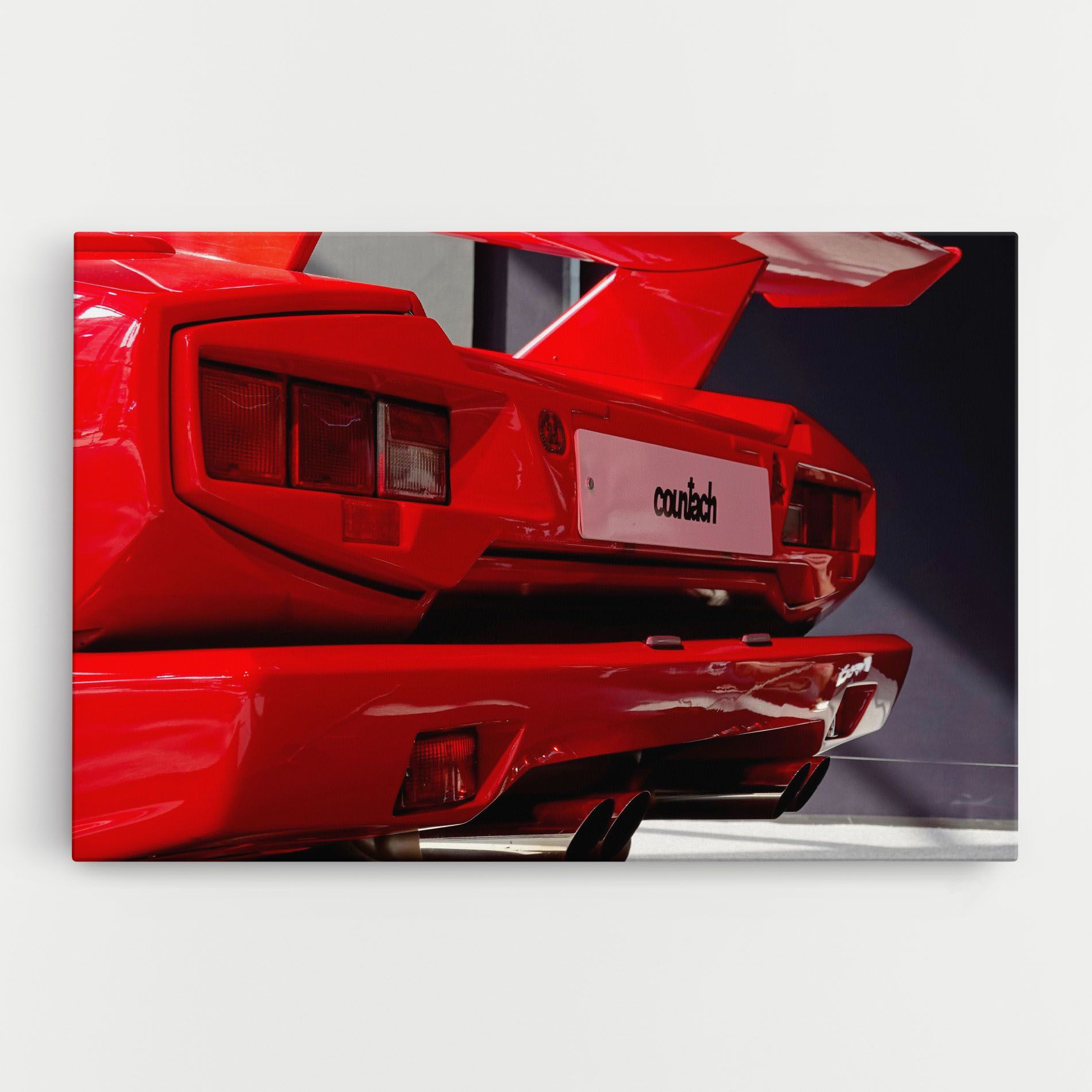 Red Rear Countach mockup 0